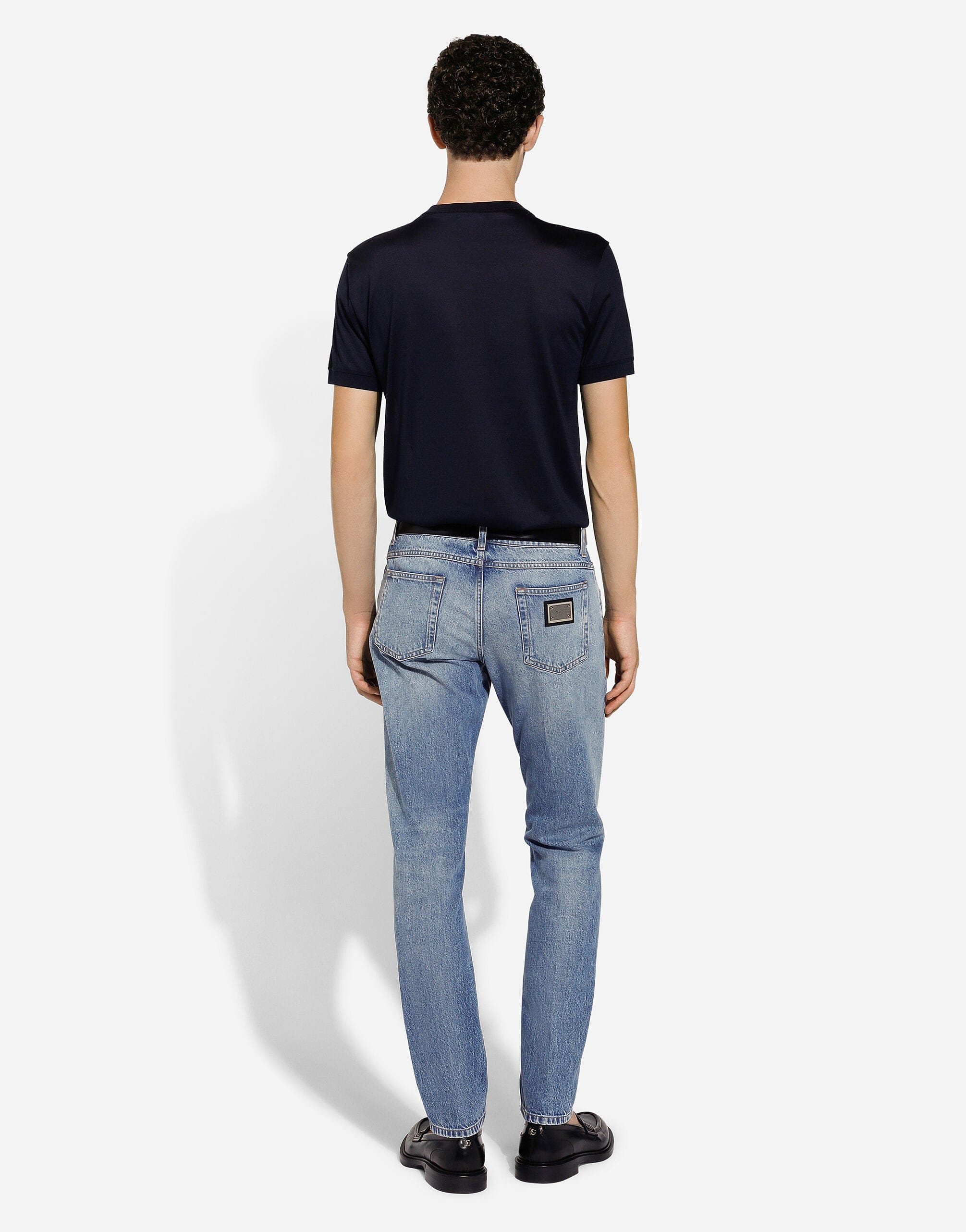 Dolce & Gabbana Straight-Leg Stonewashed Jeans