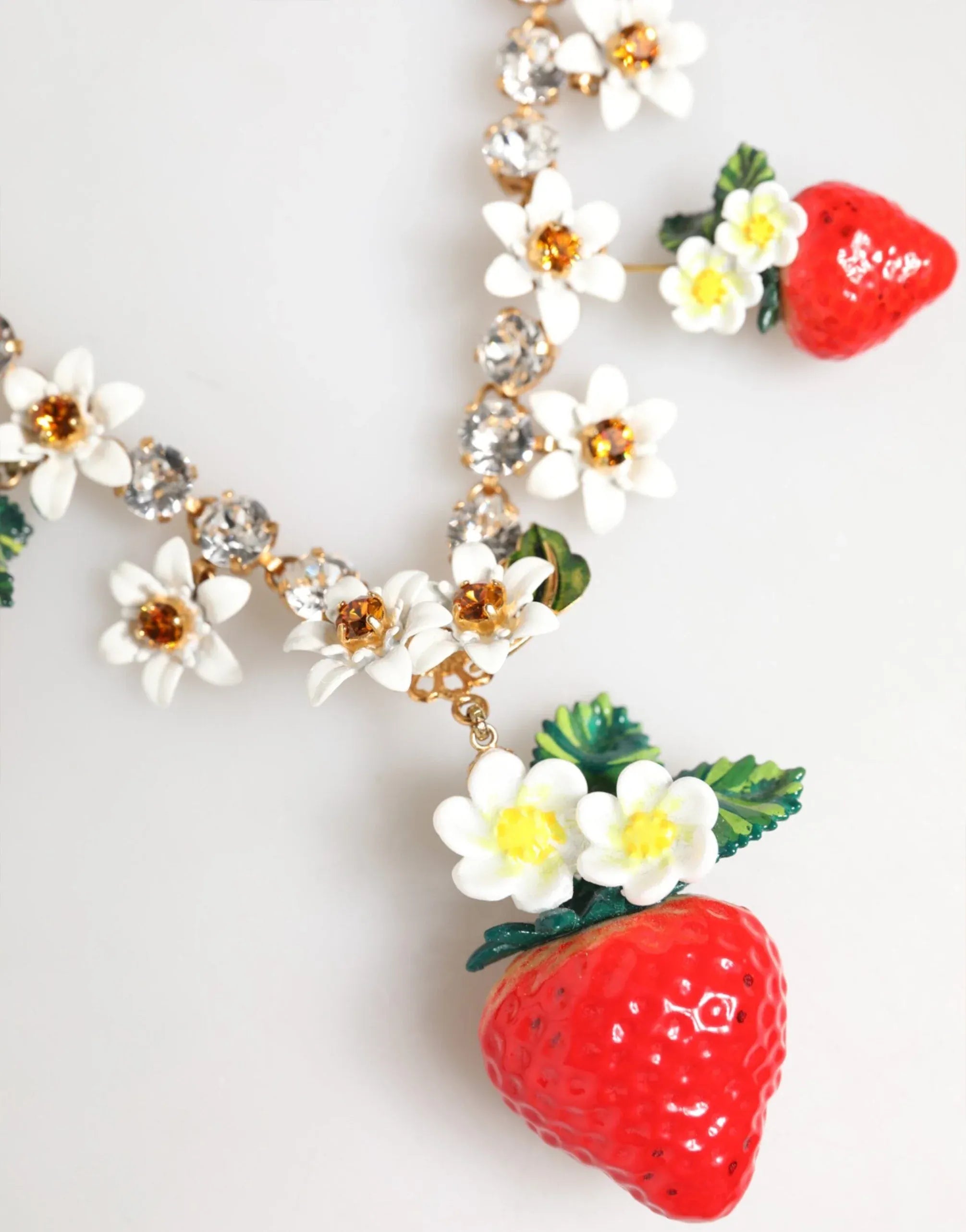 Dolce & Gabbana Strawberry Charm Necklace