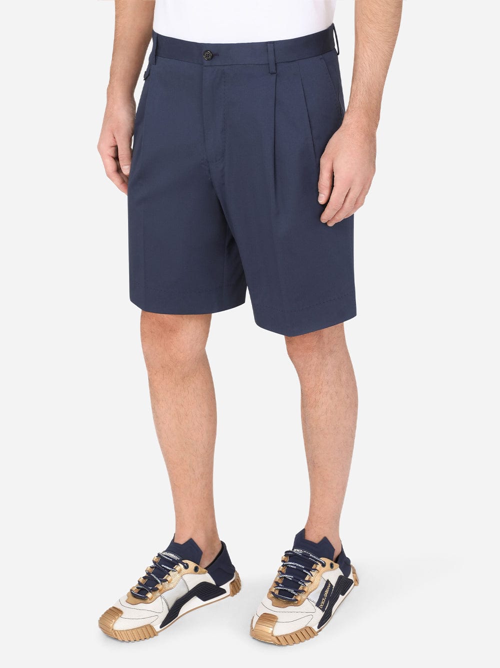 Dolce & Gabbana Stretch Cotton Bermuda Shorts