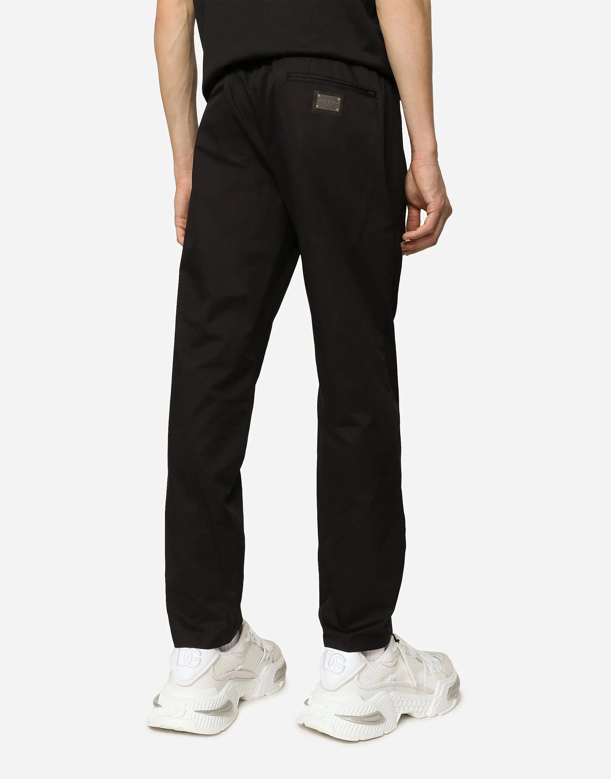 Dolce & Gabbana Stretch Cotton Track Pants
