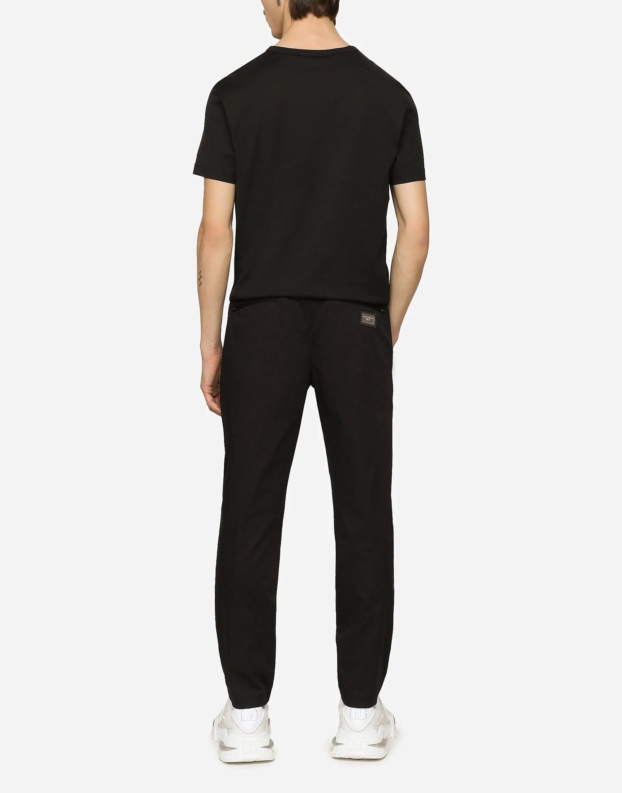 Dolce & Gabbana Stretch Cotton Track Pants
