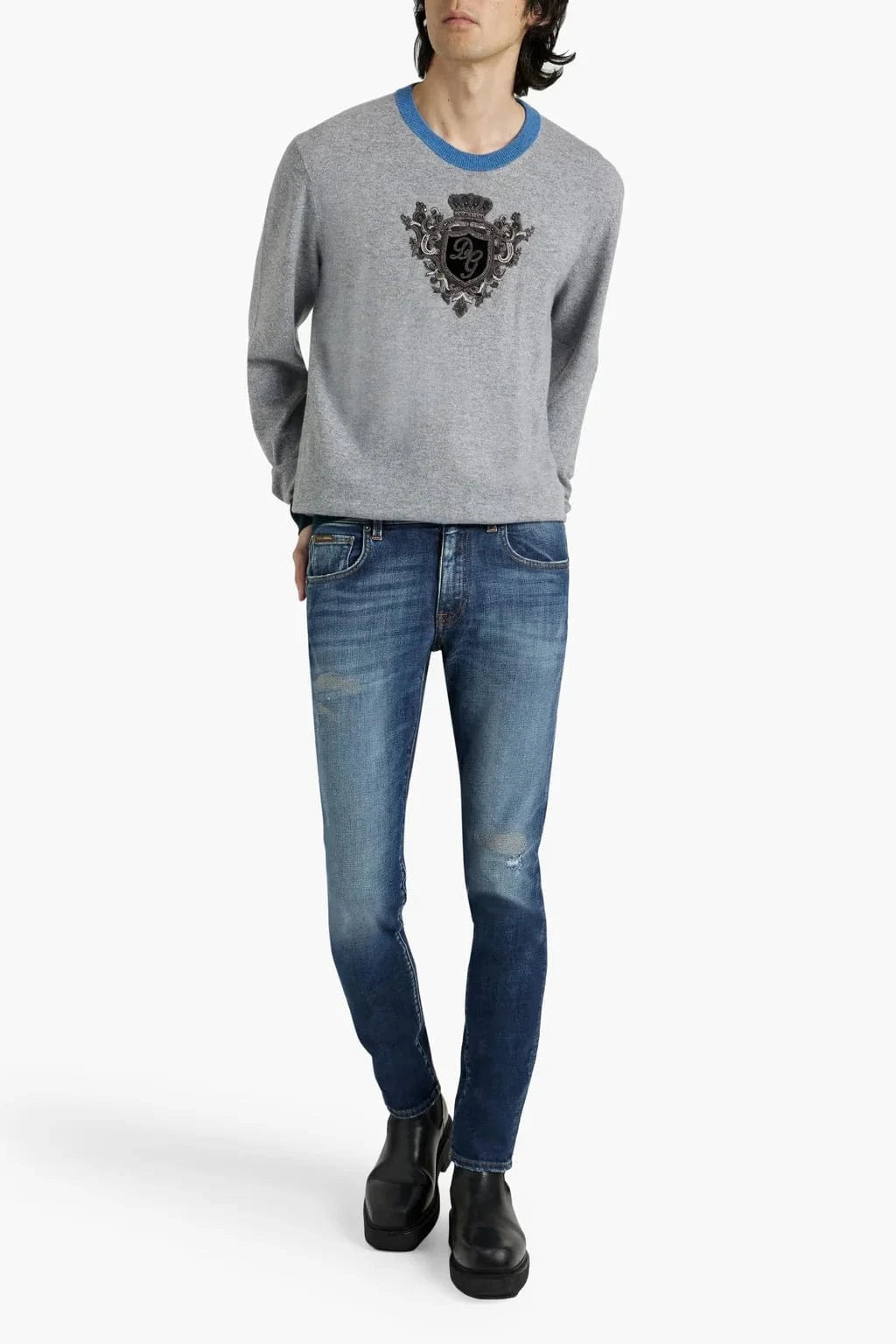 Dolce & Gabbana Stretch Distressed Jeans