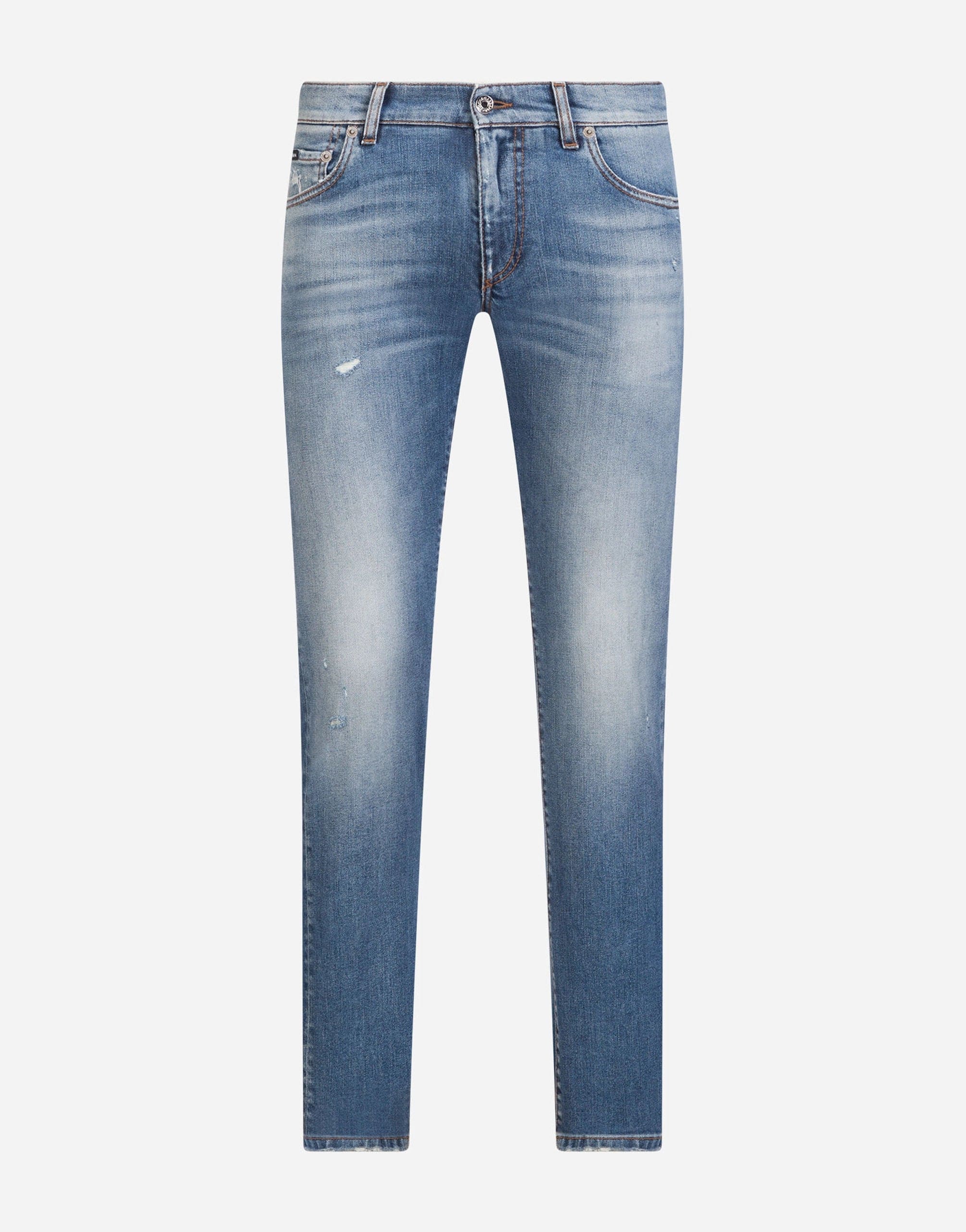 Dolce & Gabbana Stretch Jeans Skinny Fit In Blue