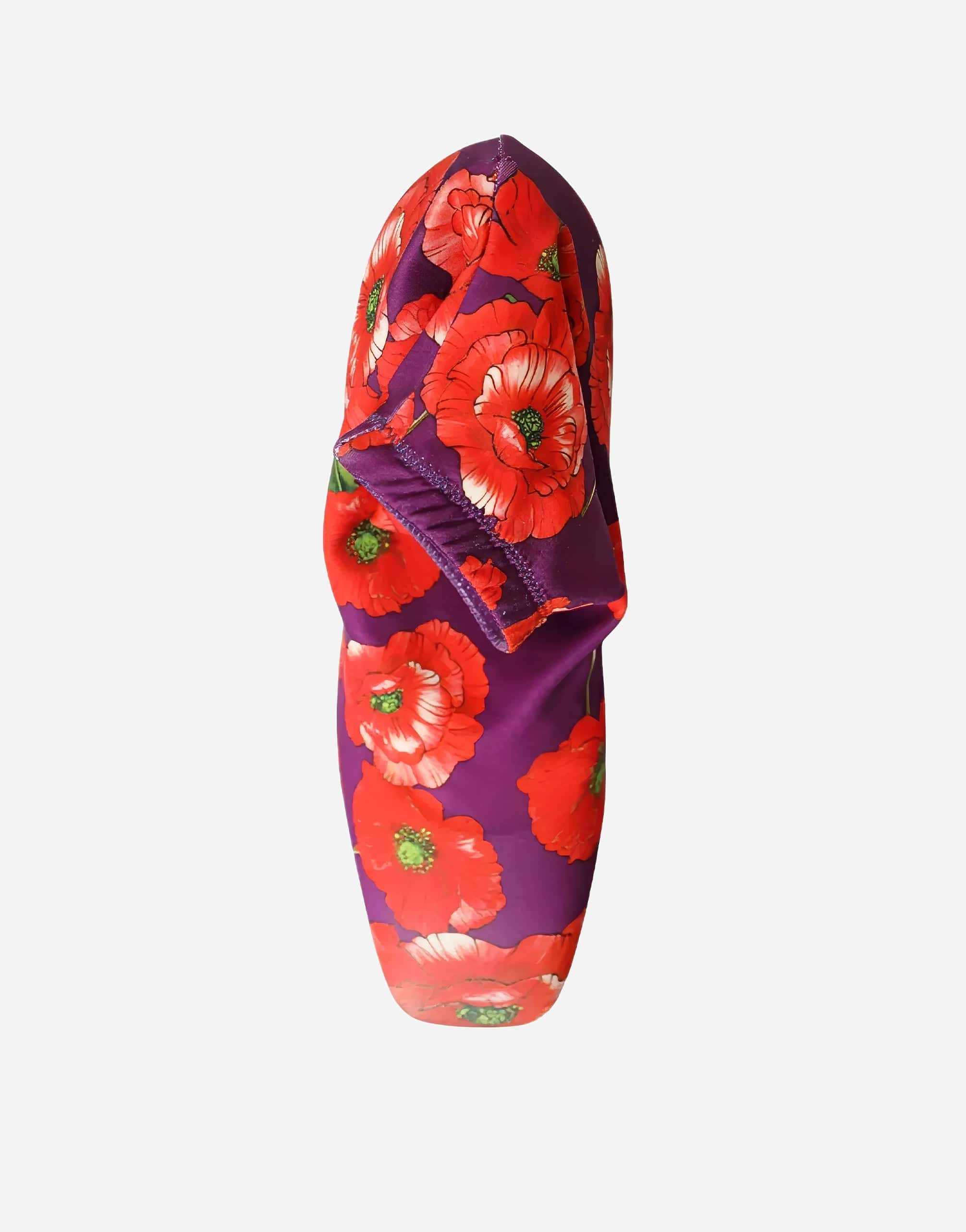 Dolce & Gabbana Stretch Jersey Booties With Poppy Print