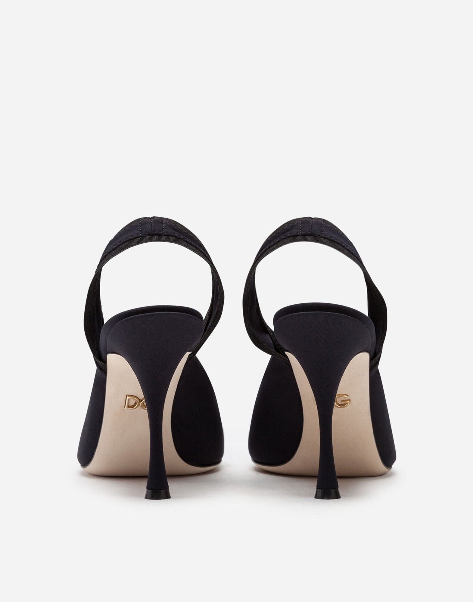 Dolce & Gabbana Stretch Jersey Slingbacks