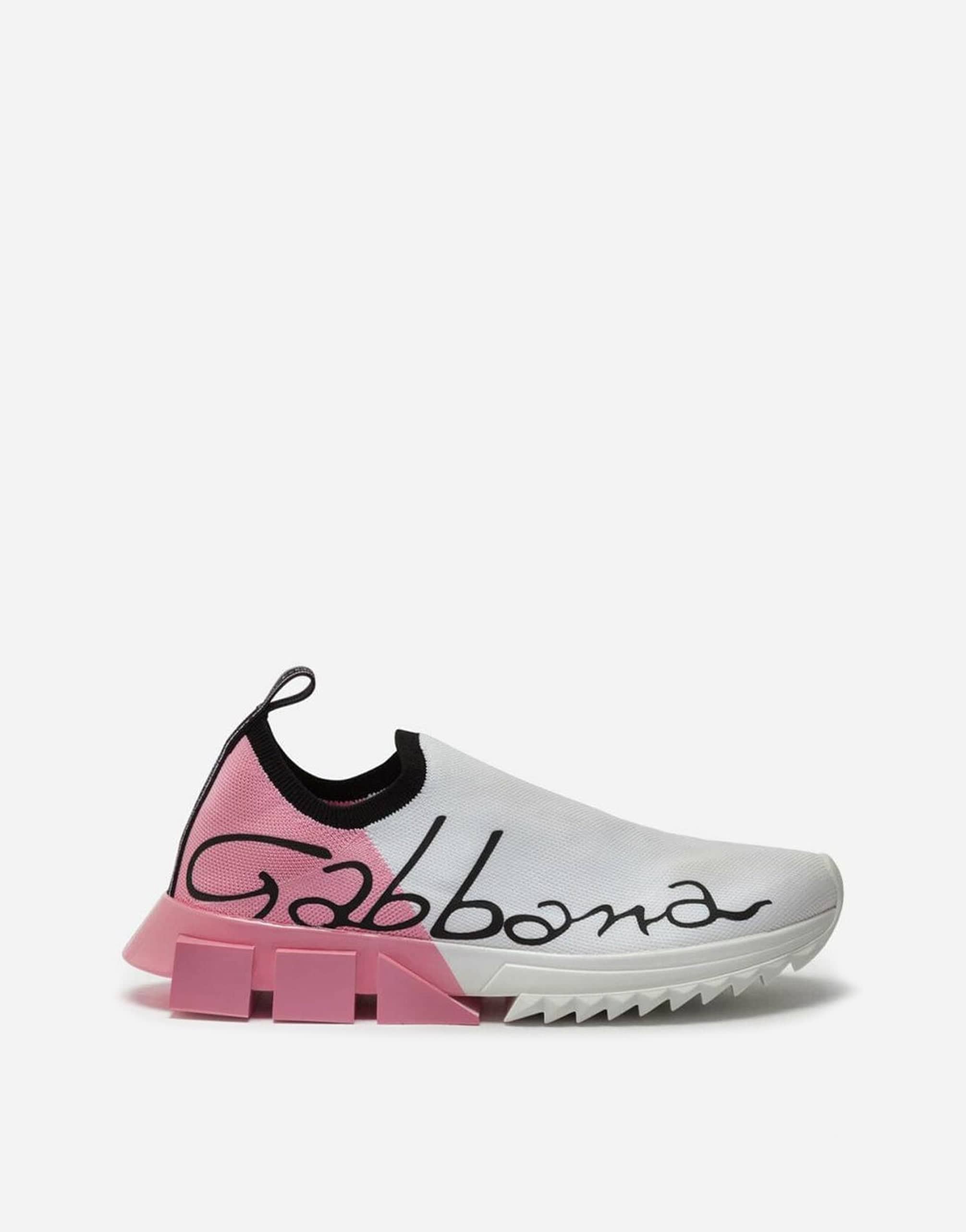 Dolce & Gabbana Stretch Jersey Sorrento Sneakers
