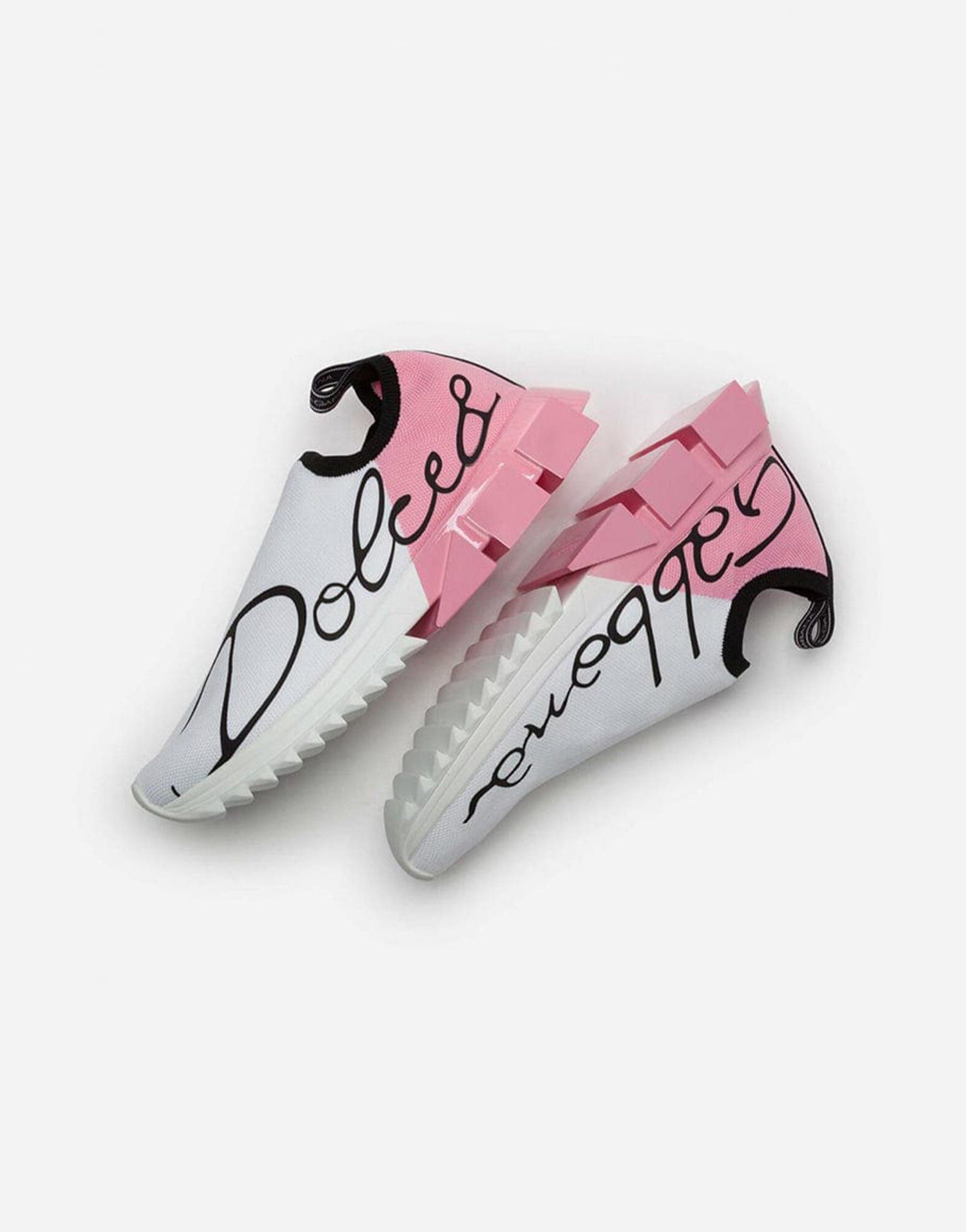 Dolce & Gabbana Stretch Jersey Sorrento Sneakers