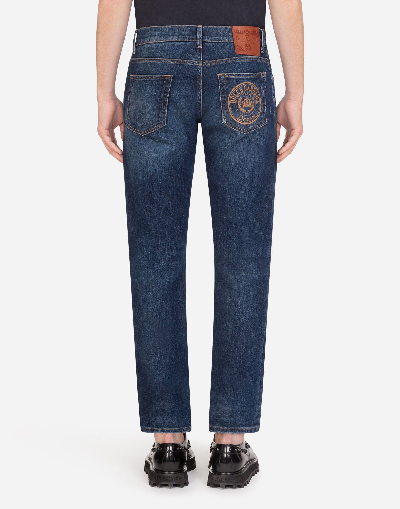 Dolce & Gabbana Stretch Slim-Fit Cotton Jeans