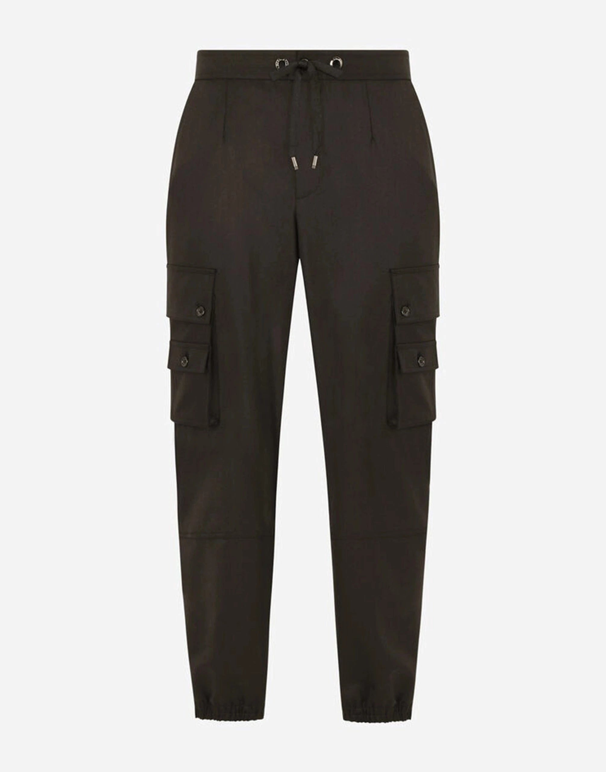Dolce & Gabbana Stretch Wool Track Pants