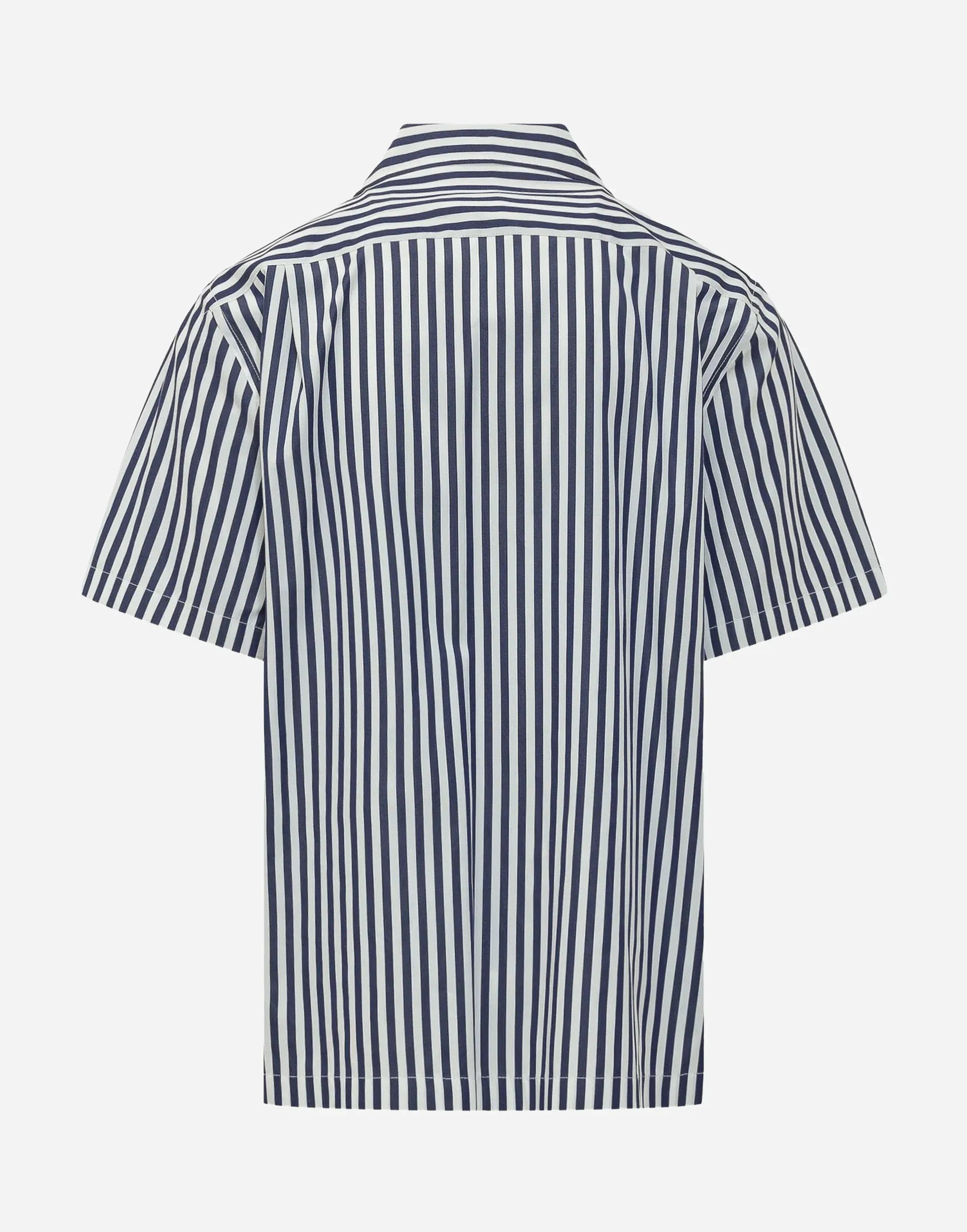 Dolce & Gabbana Striped Cotton Short-Sleeve Shirt