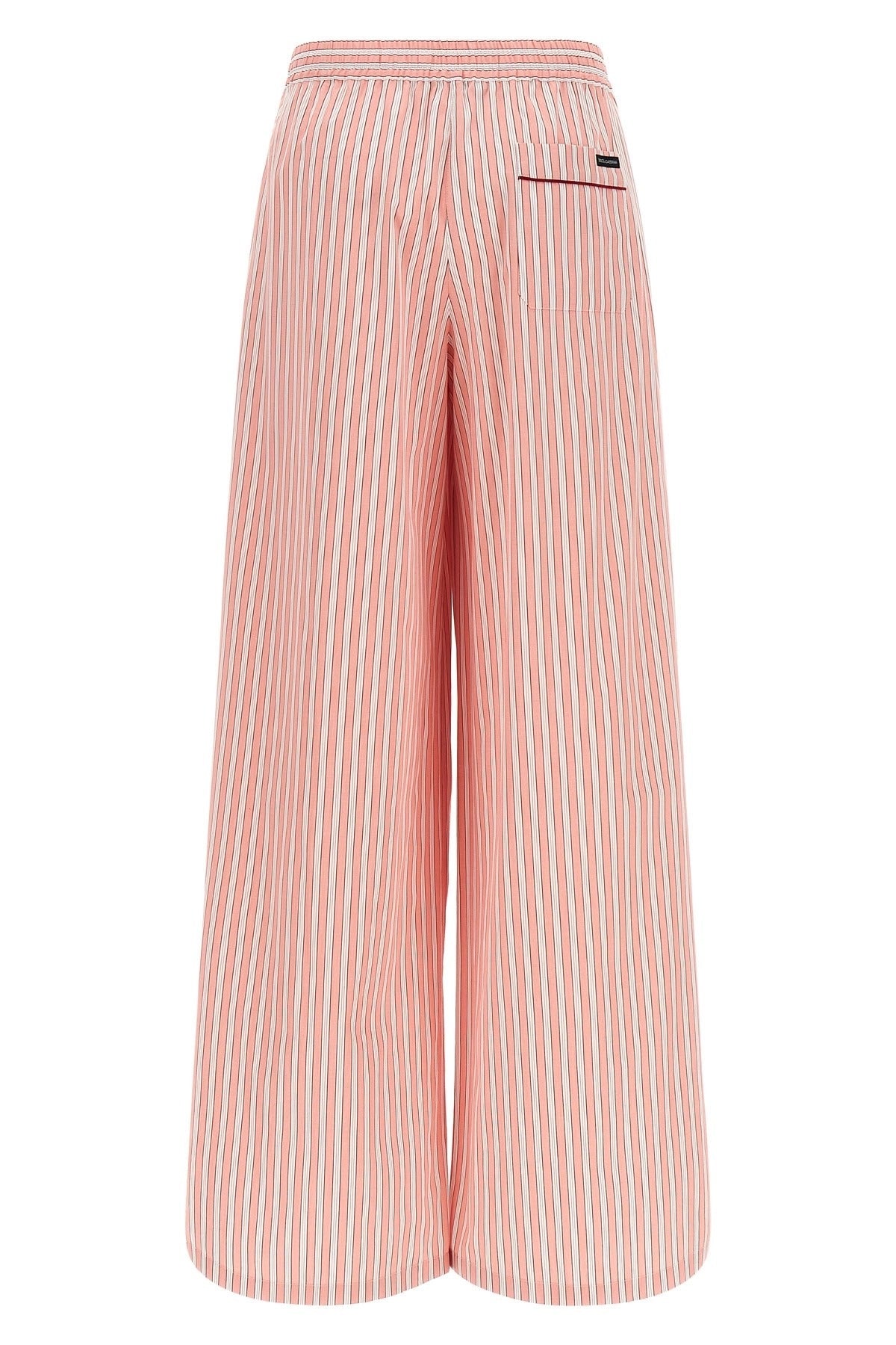 Dolce & Gabbana pantalon de pyjama rayé en coton et soie
