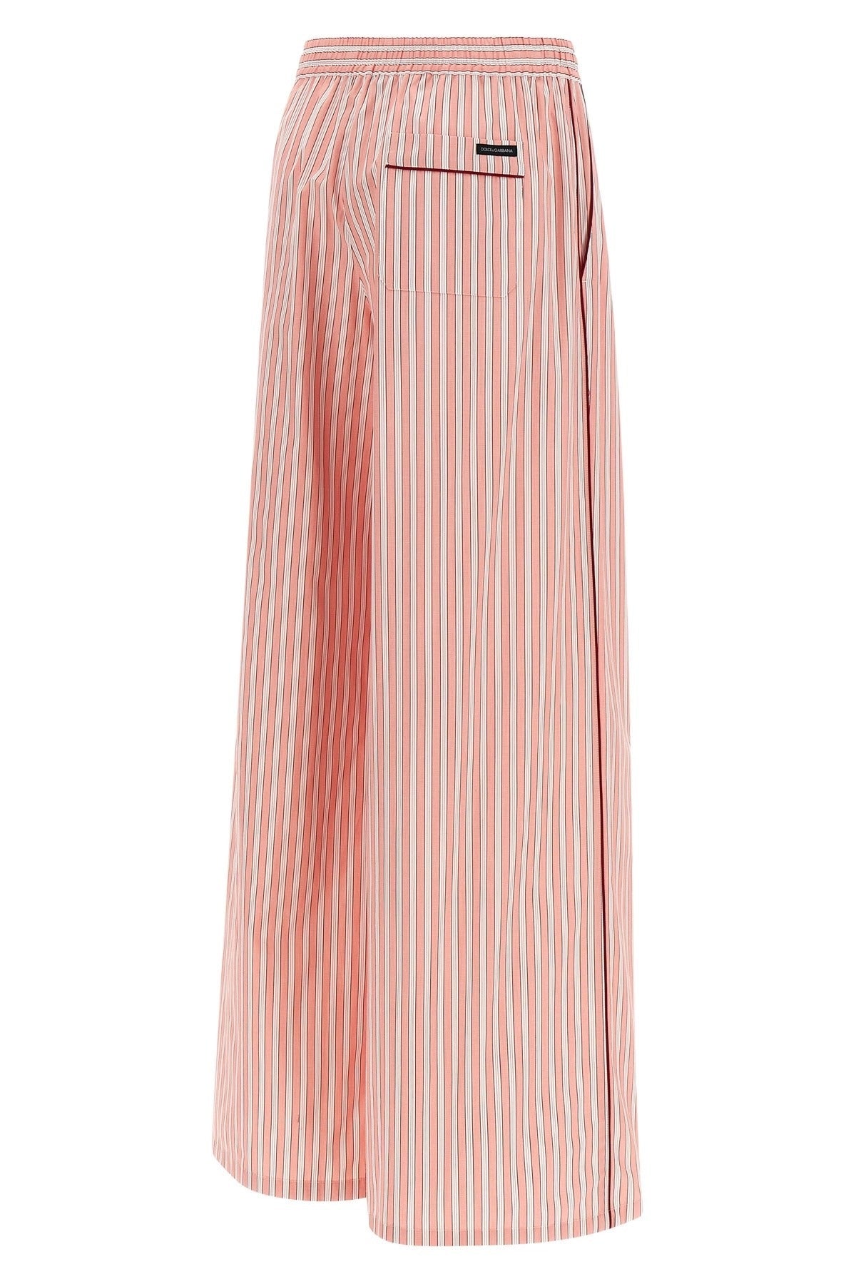 Dolce & Gabbana pantalon de pyjama rayé en coton et soie