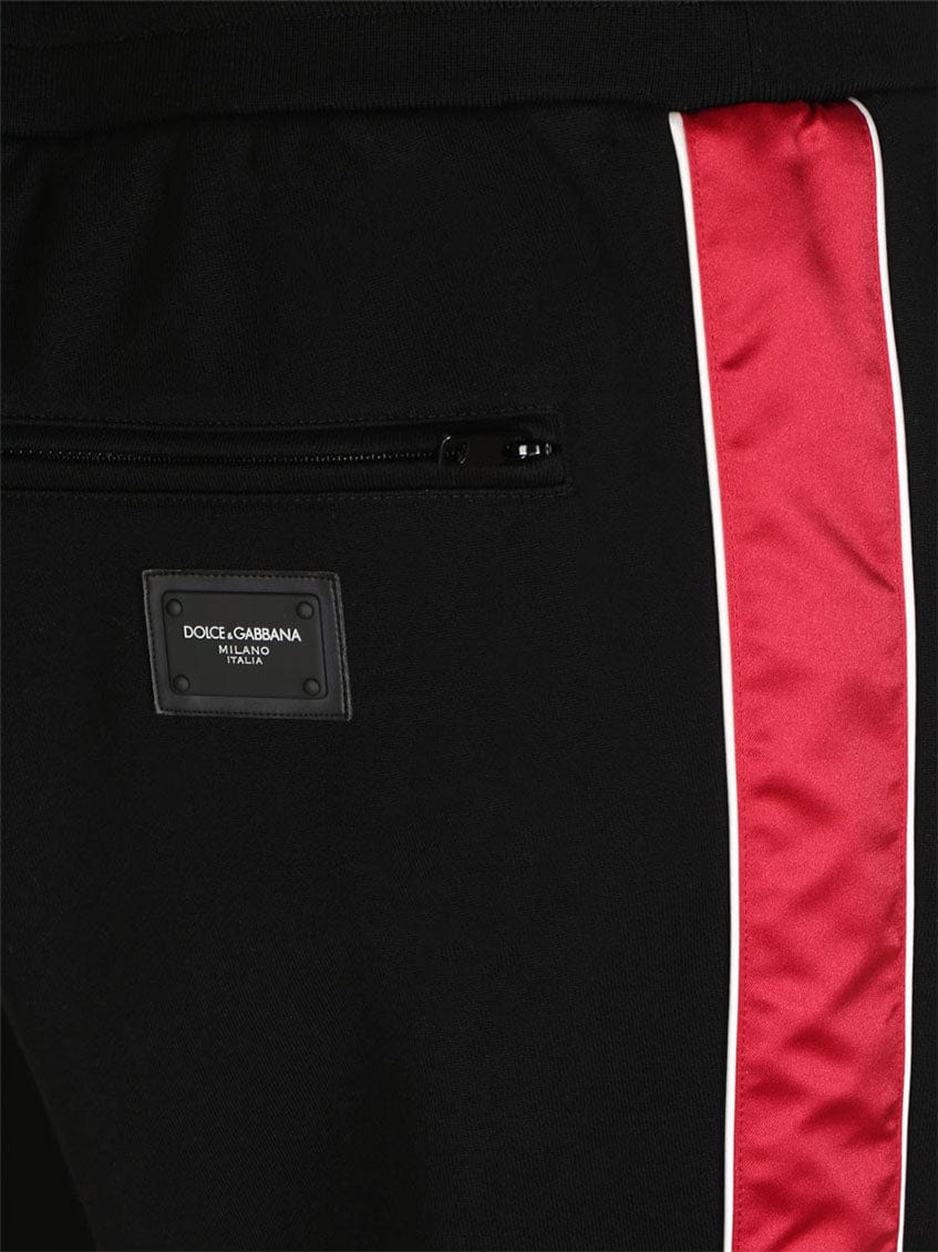 Dolce & Gabbana Striped Logo Sweatpants