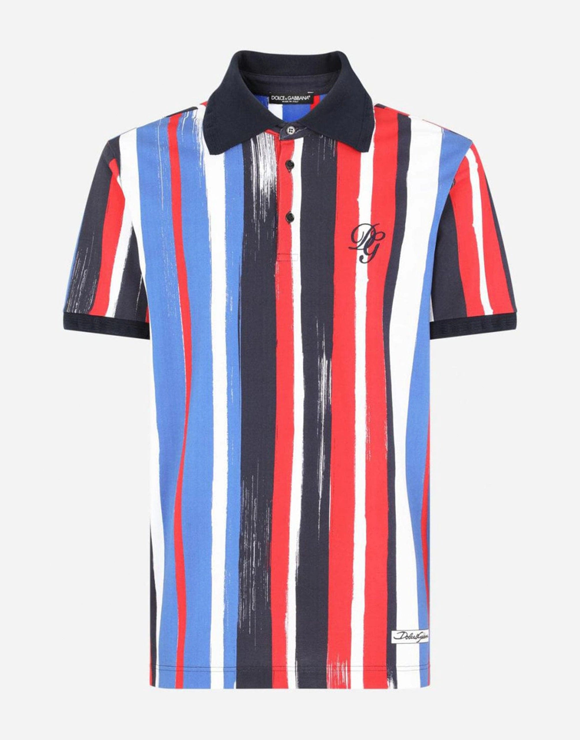 Dolce & Gabbana Striped Polo Shirt