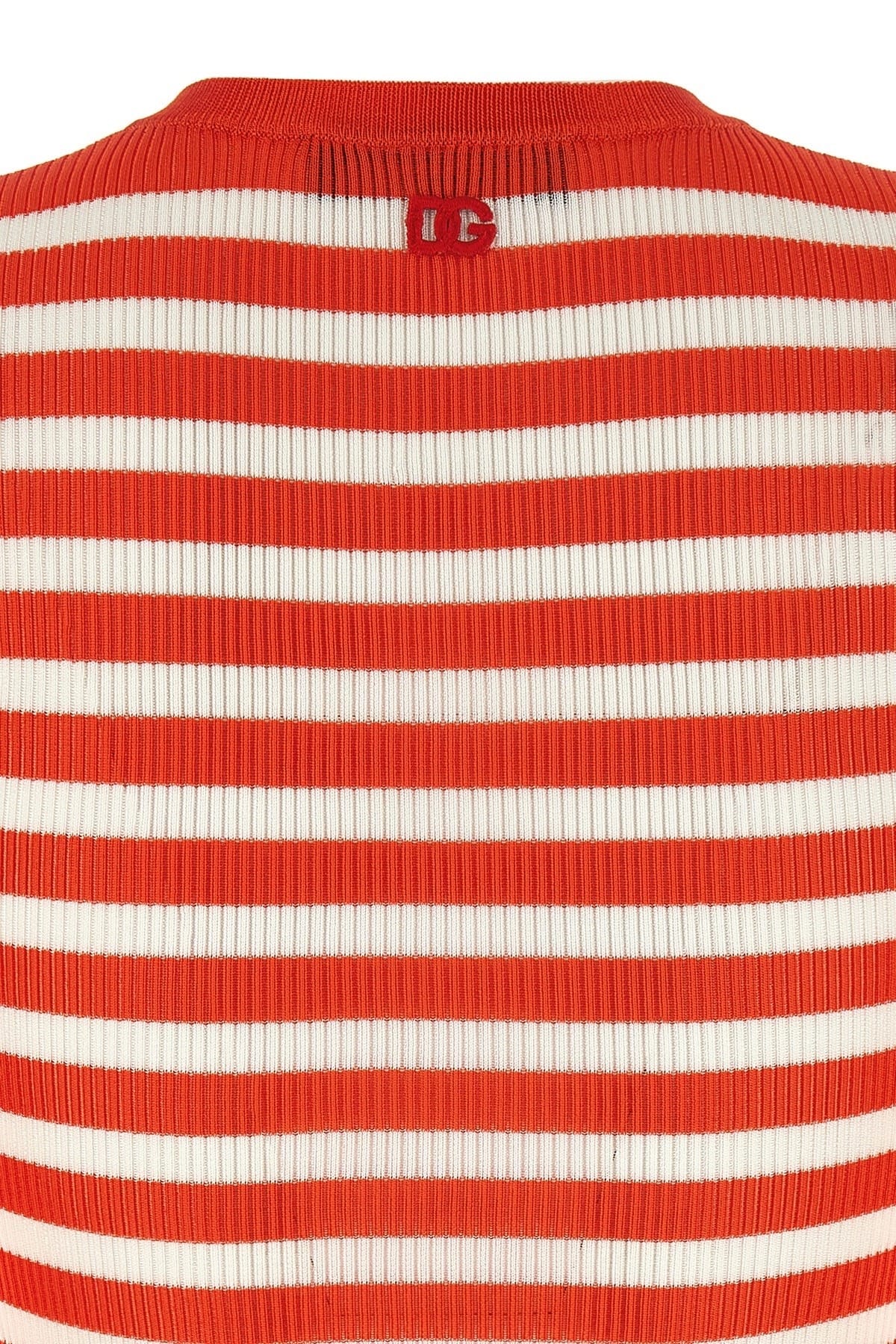 Dolce & Gabbana Dolce & Gabbana Striped Viscose Cardigan