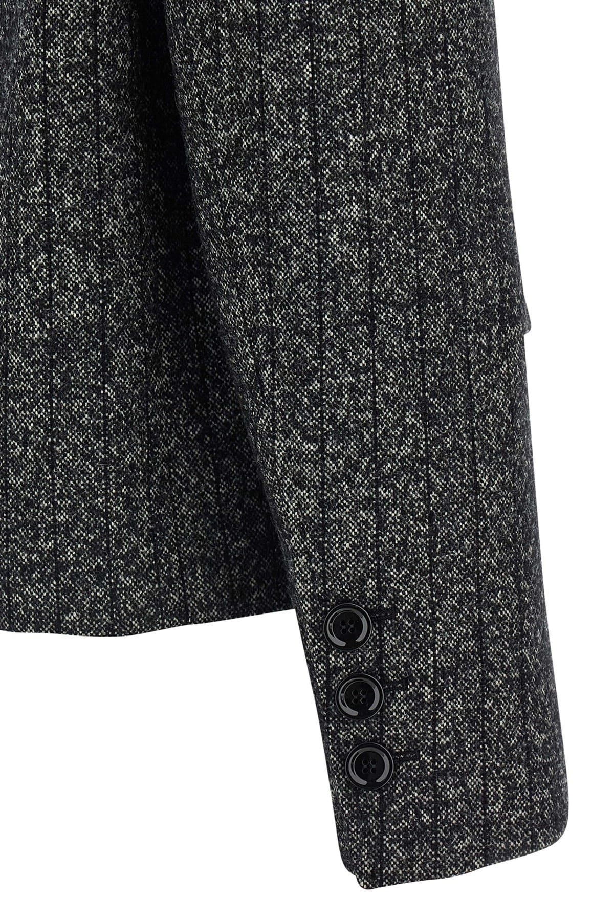 Dolce & Gabbana Dolce & Gabbana Striped Wool Double-Breasted Blazer