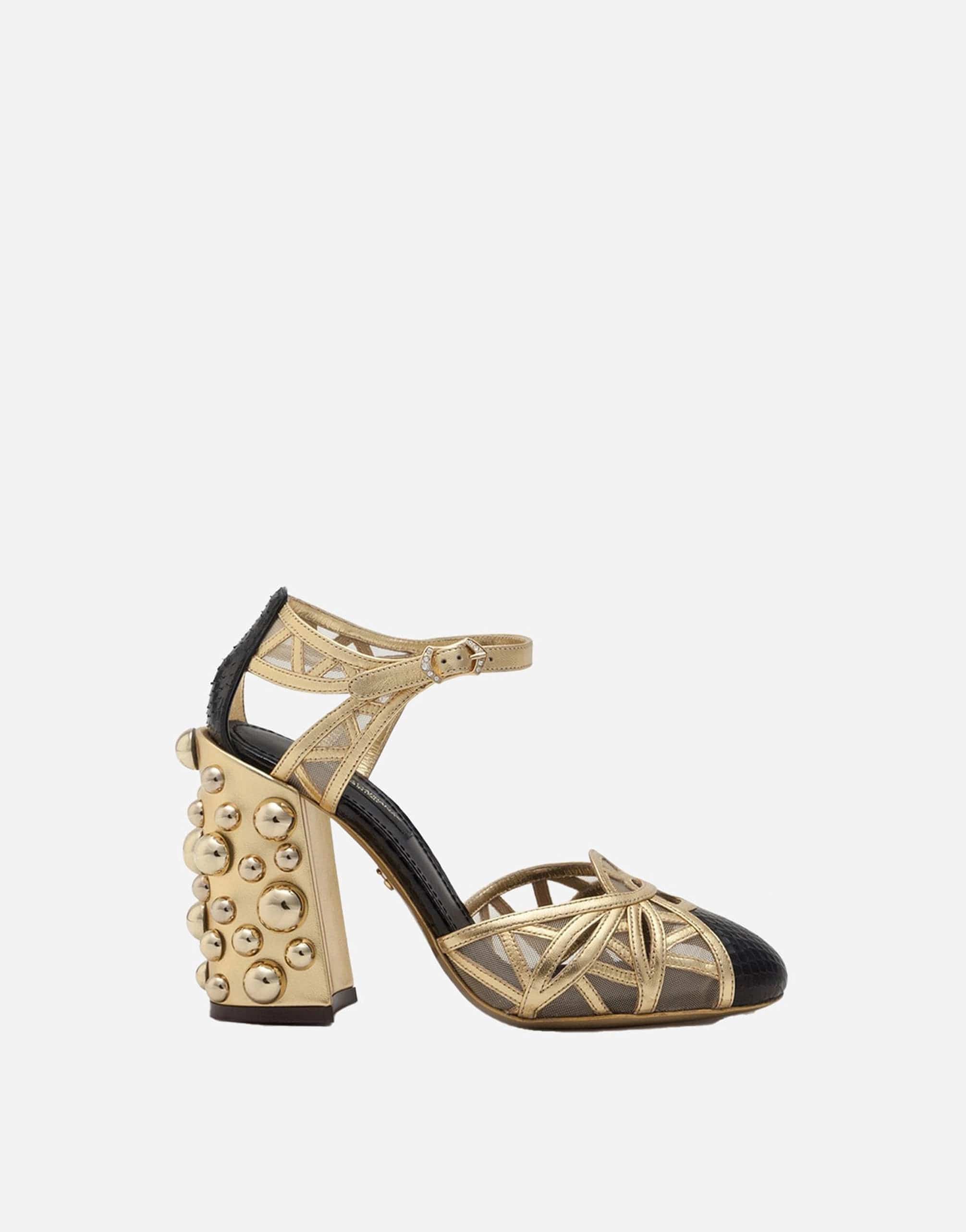 Dolce & Gabbana Stud-Embellishment Round-Toe Pumps