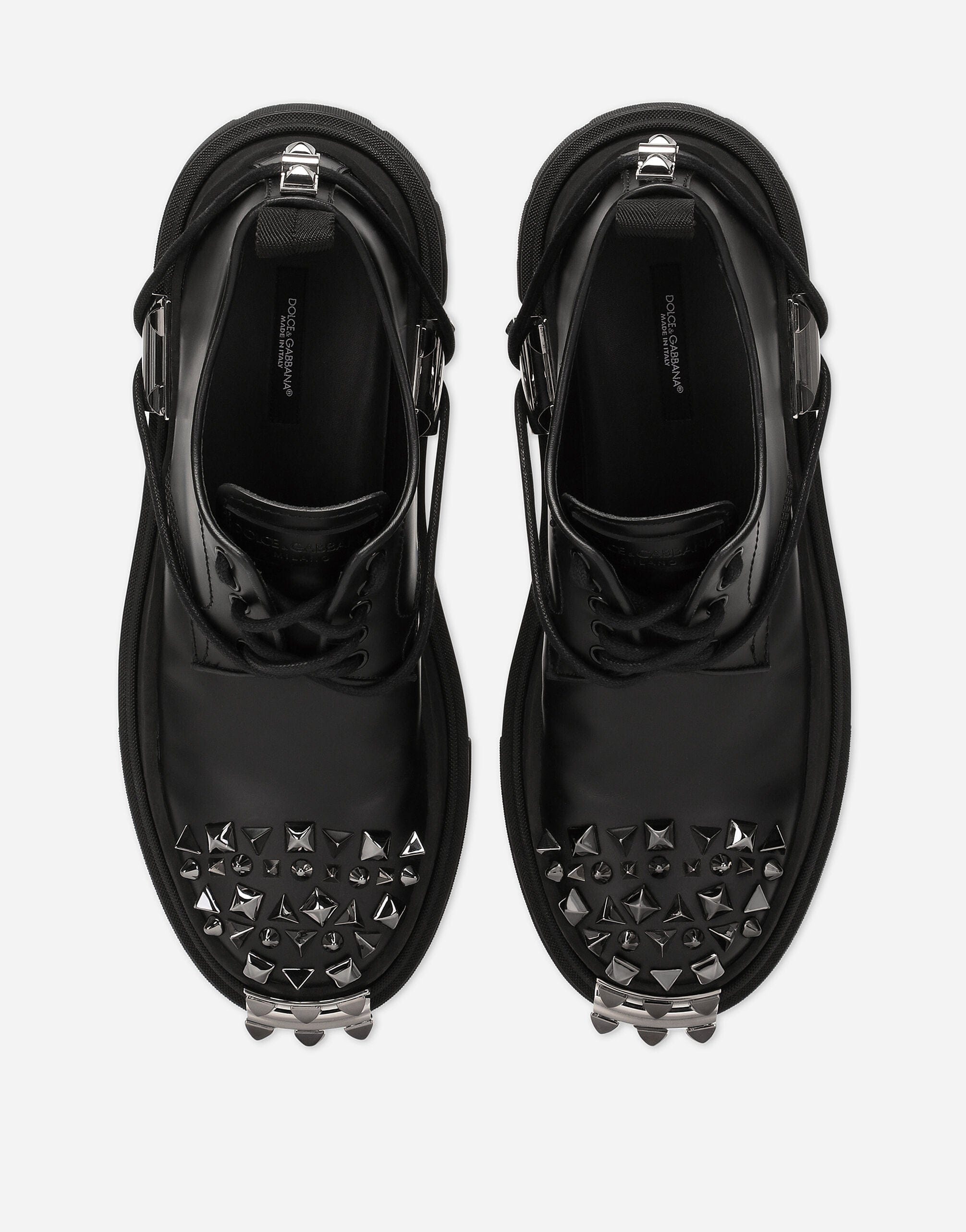 Dolce & Gabbana Studded Hi-Trekking Derby Shoes