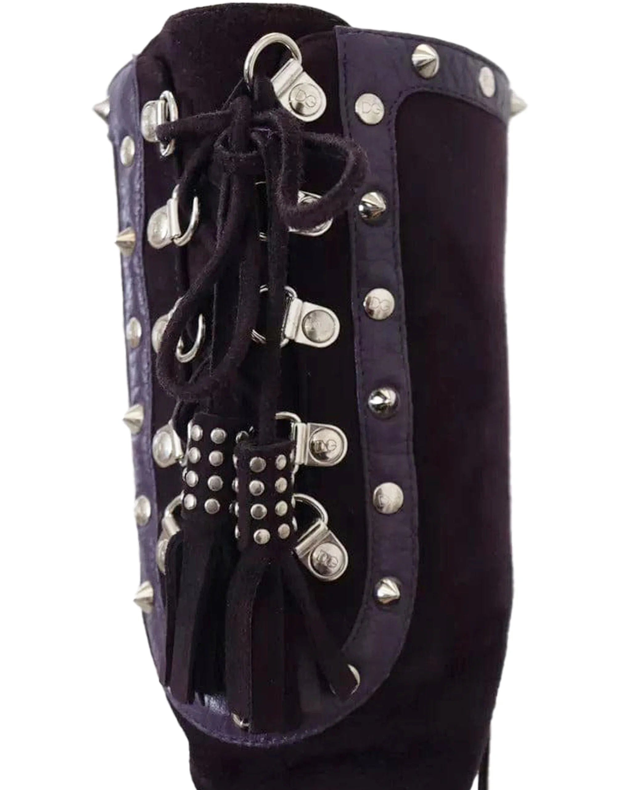 Dolce & Gabbana Studded High Boots