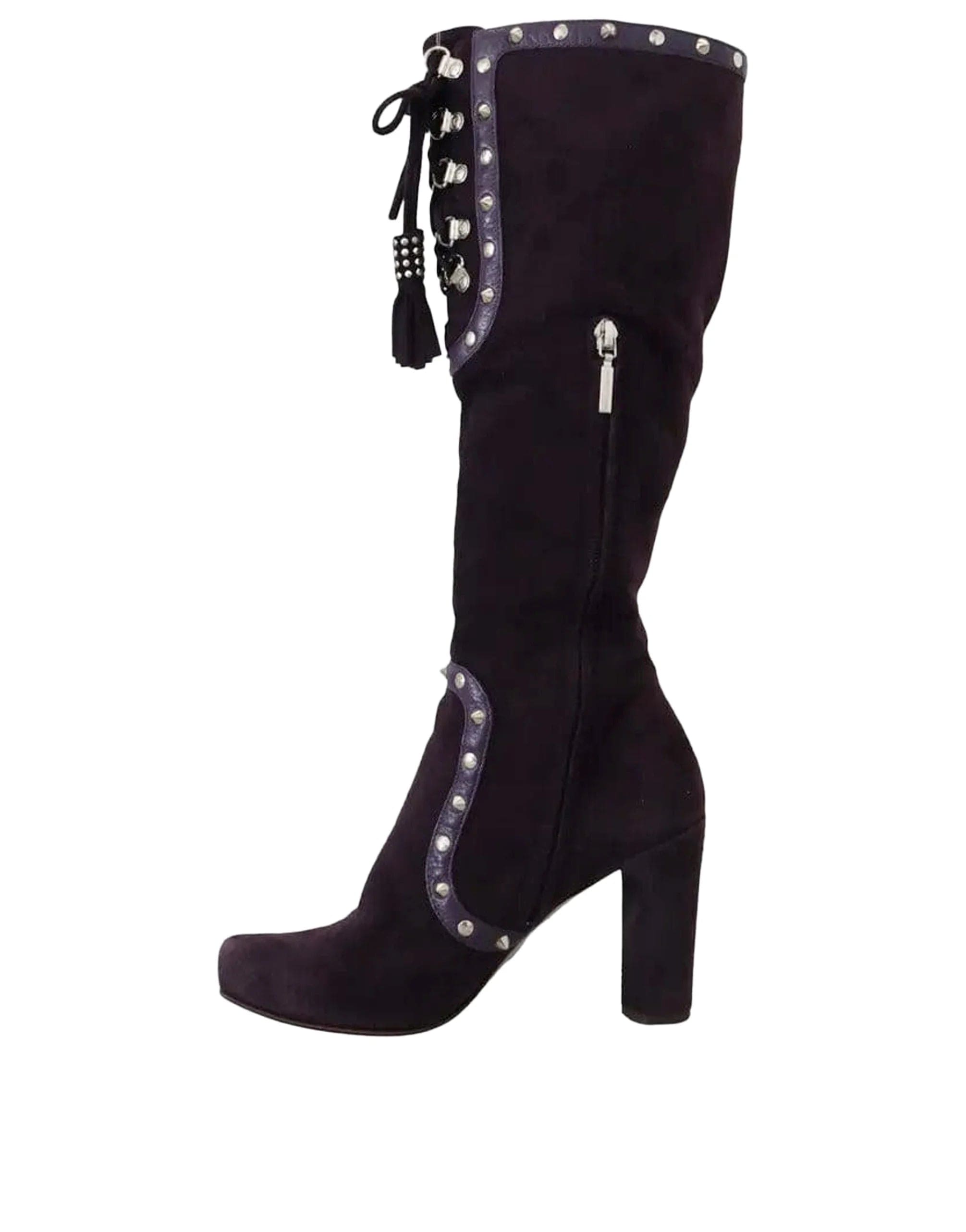 Dolce & Gabbana Studded High Boots