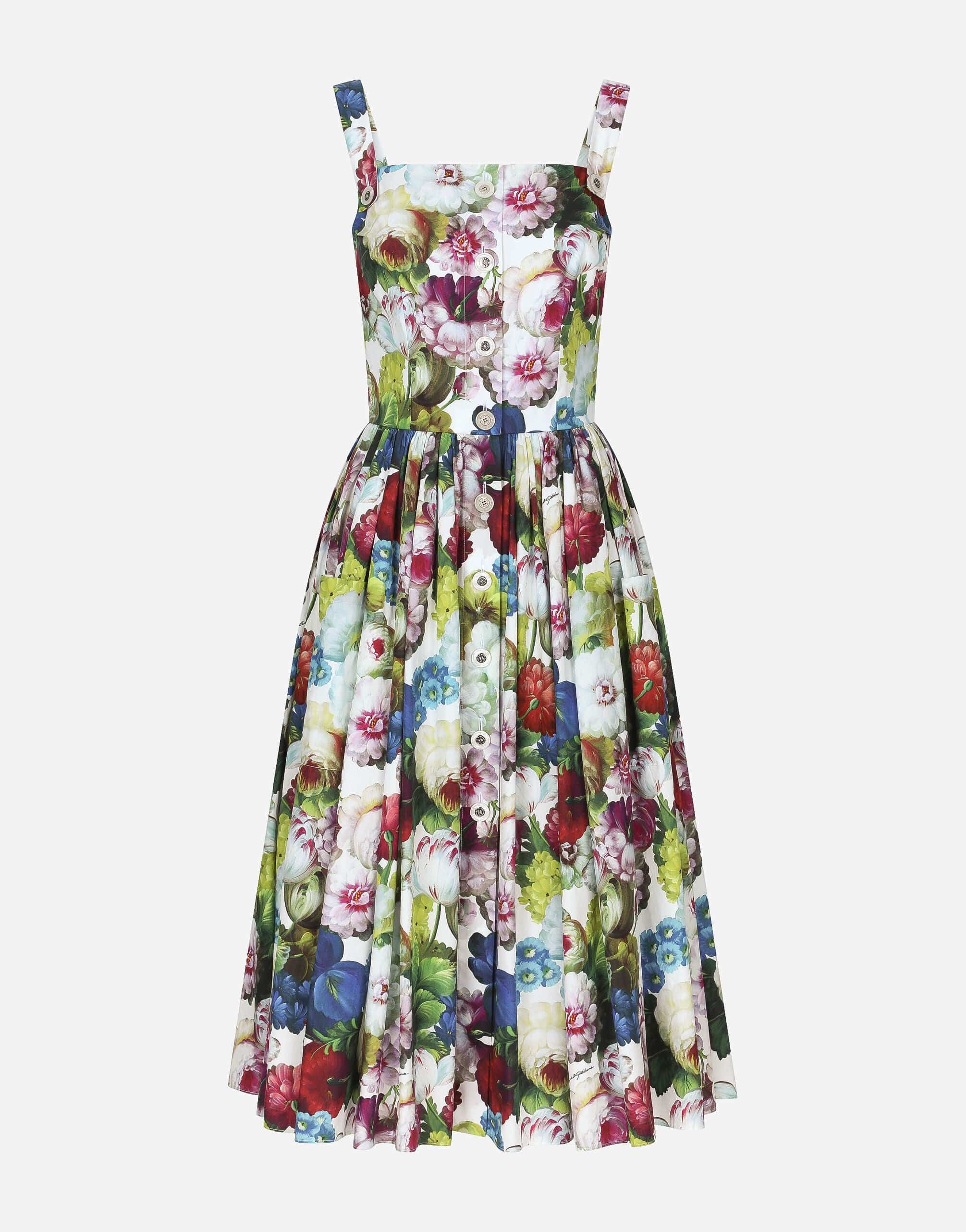 Dolce & Gabbana Sun Dress With Floral Print