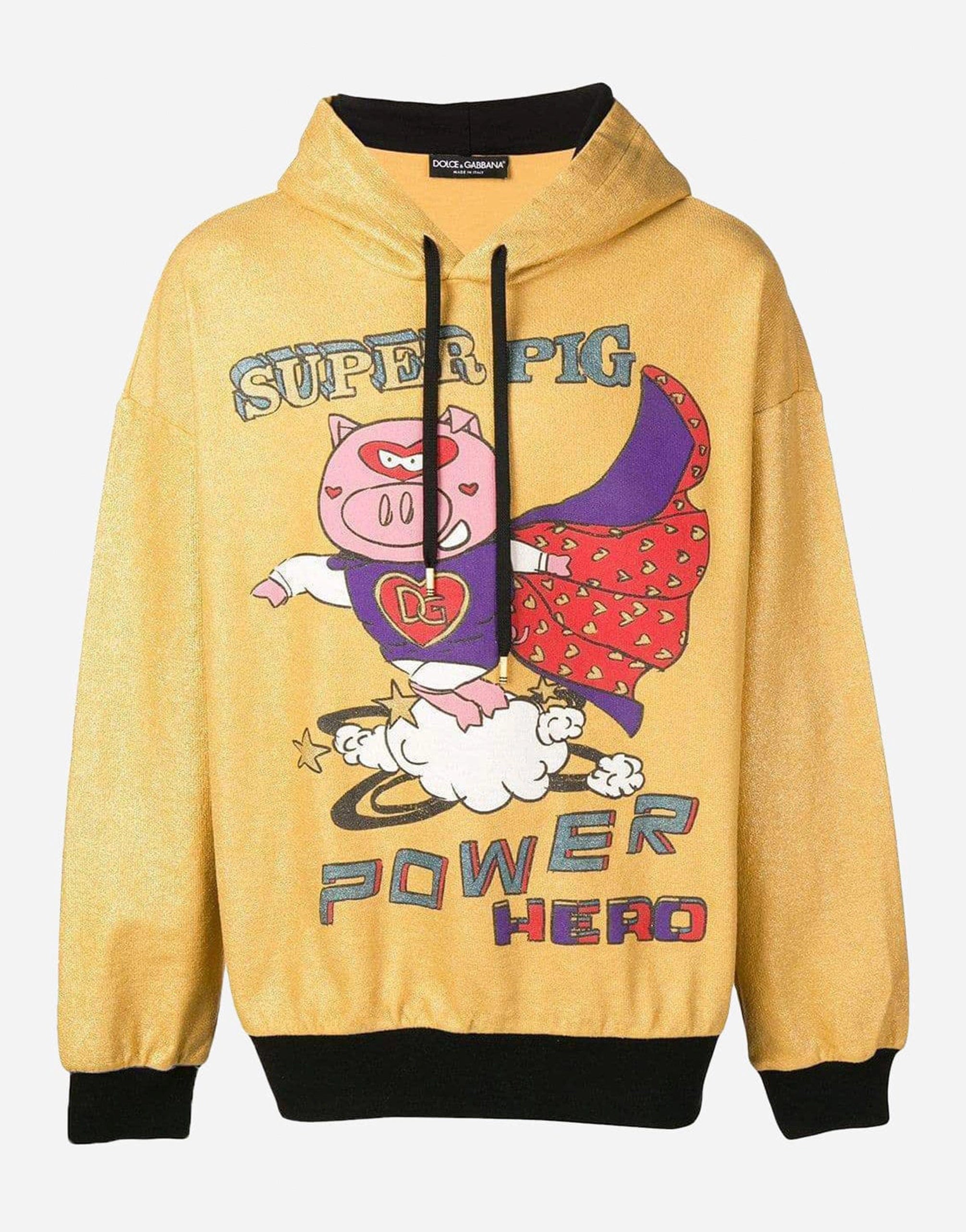 Dolce & Gabbana Super Pig-Print Hoodie | Sendegaro KR