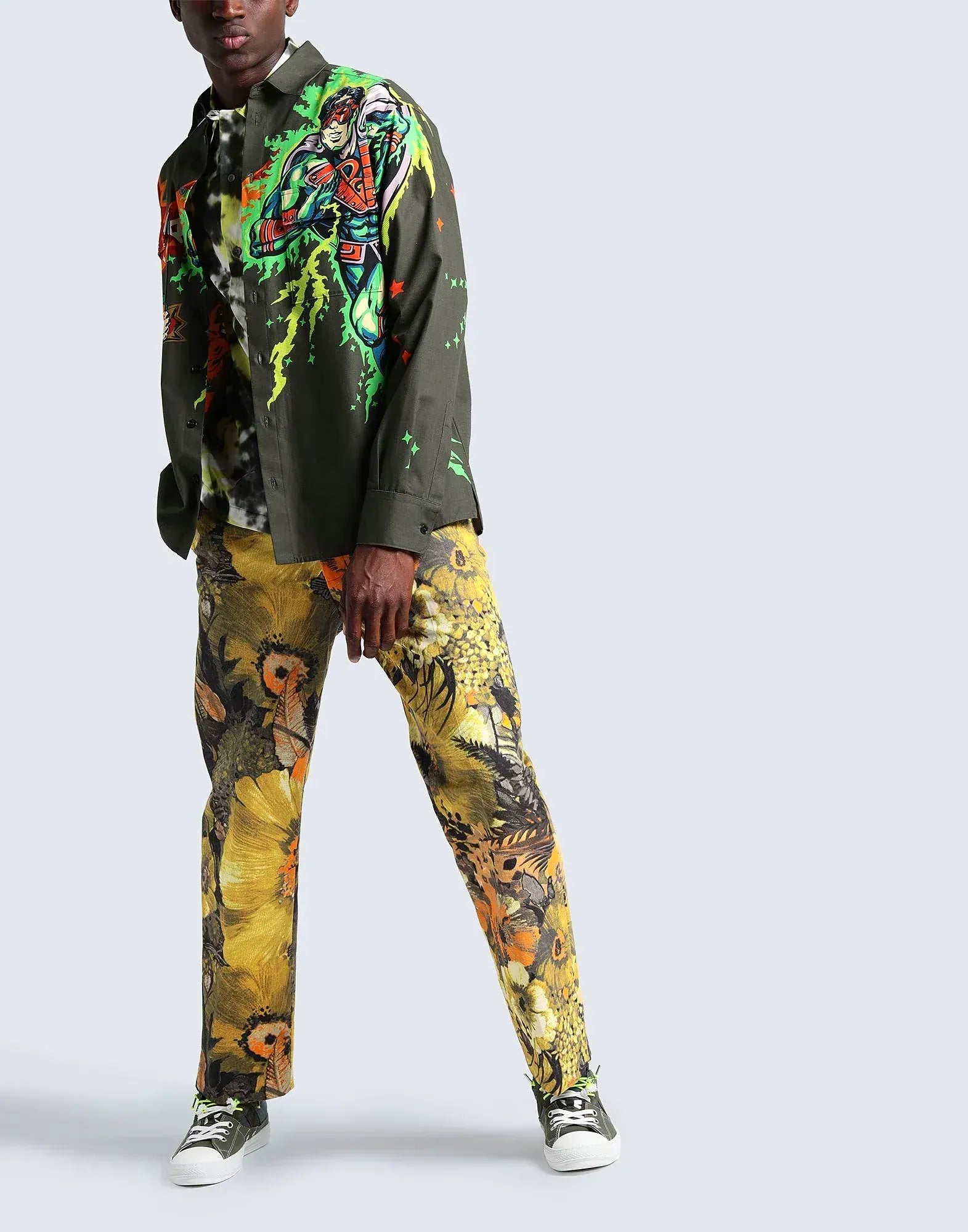 Dolce & Gabbana Superhero Print Shirt