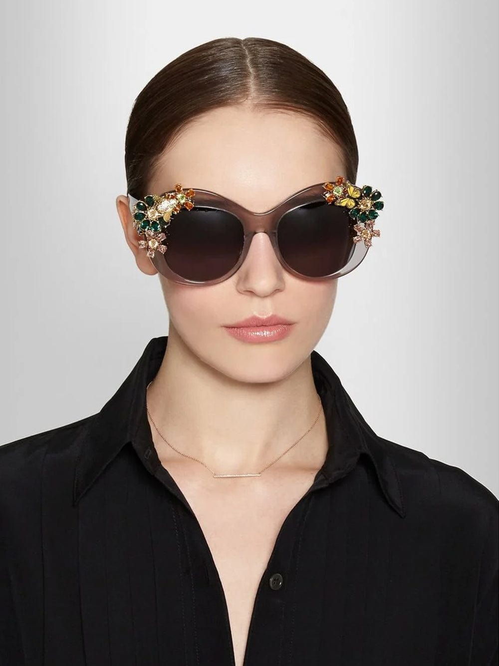 Dolce & Gabbana Swarovski Crystal-Embellished Sunglasses