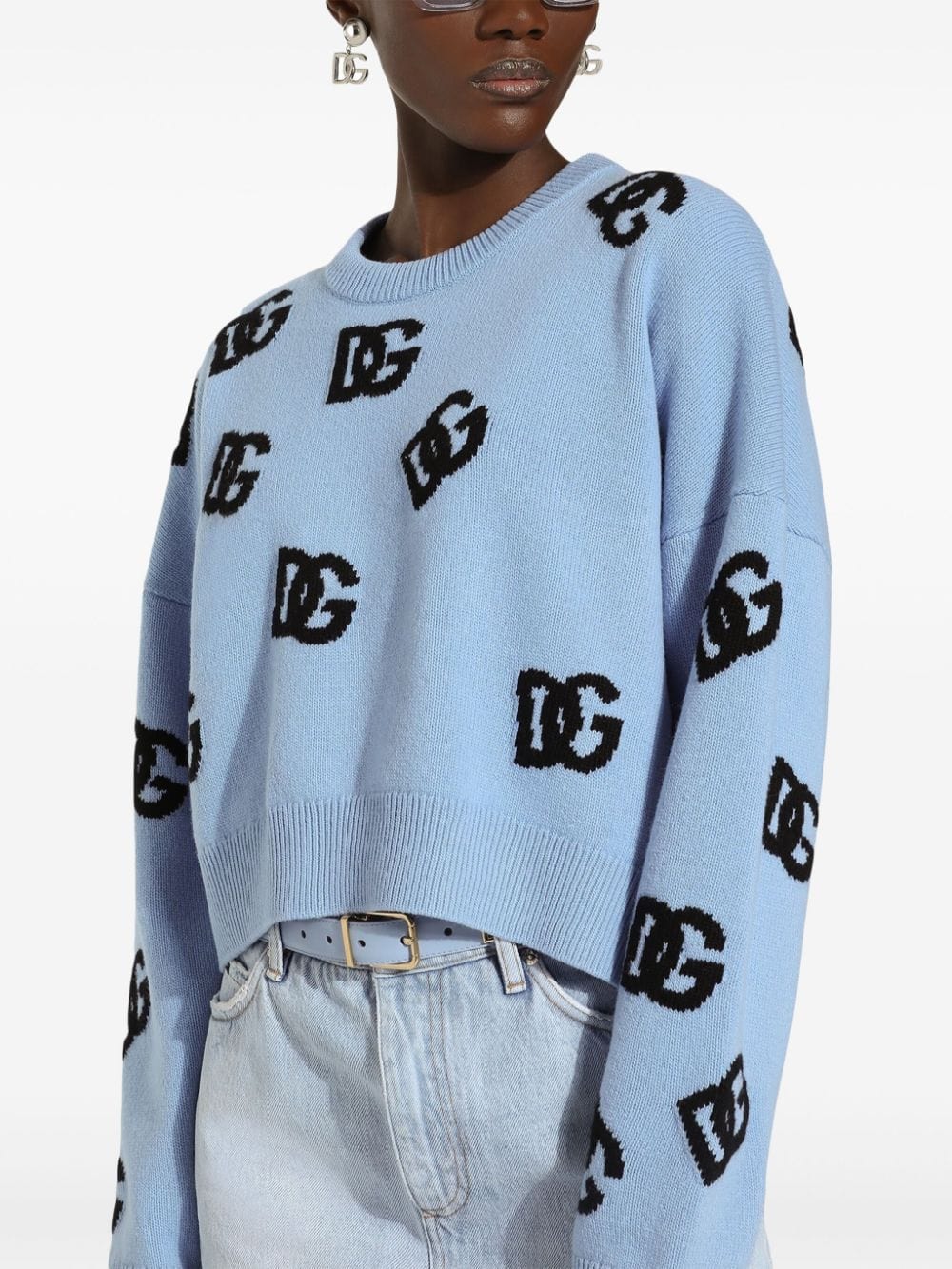 Dolce & Gabbana Dolce & Gabbana Sweaters Clear Blue