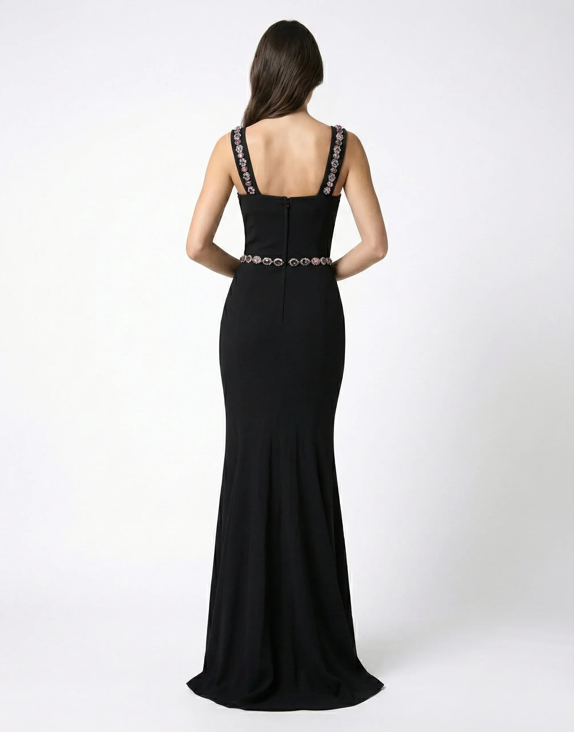 Dolce & Gabbana Sweetheart Crystal Embellished Mermaid Gown