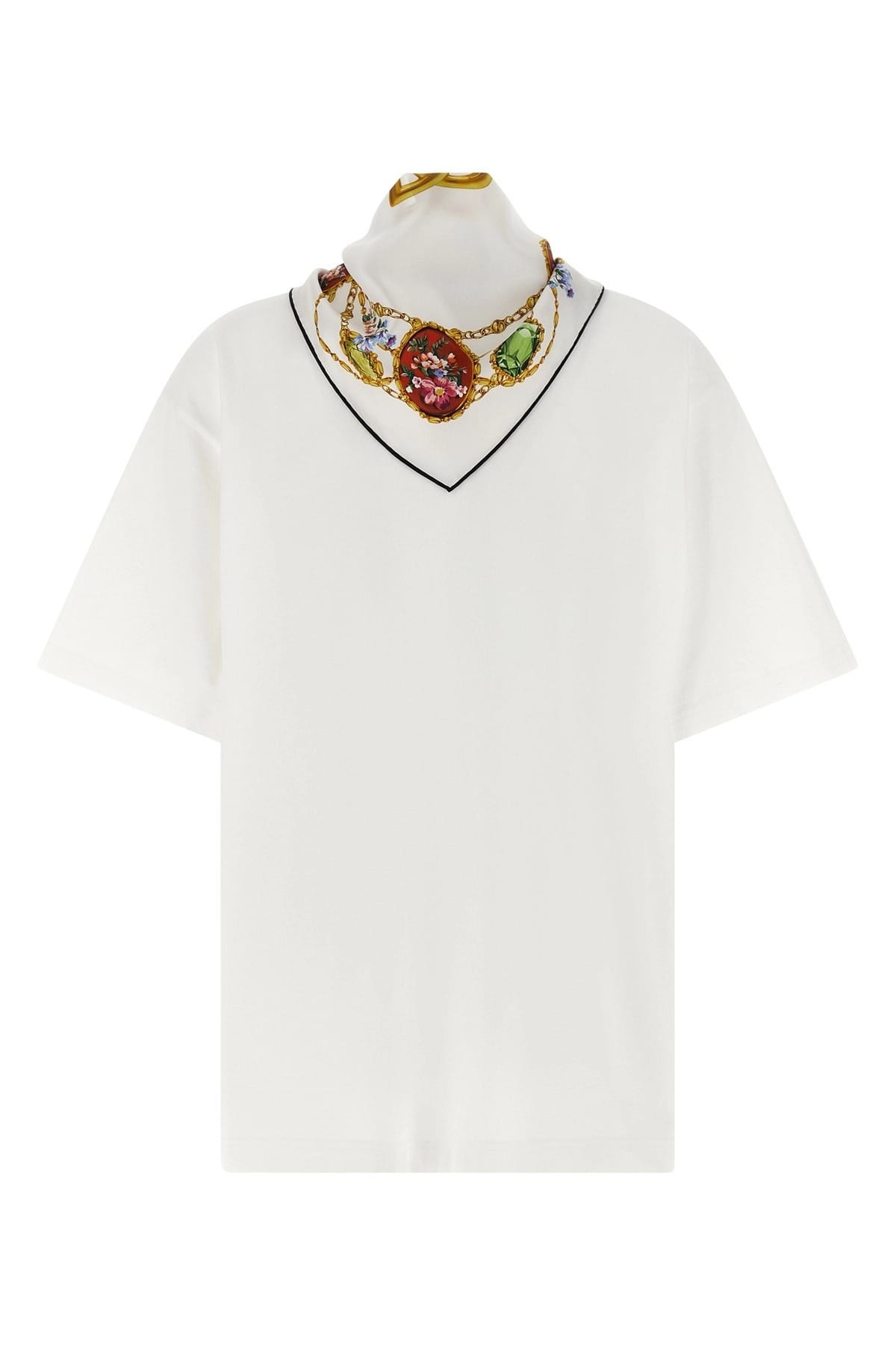 Dolce & Gabbana Dolce & Gabbana T-Shirt With Removable Scarf