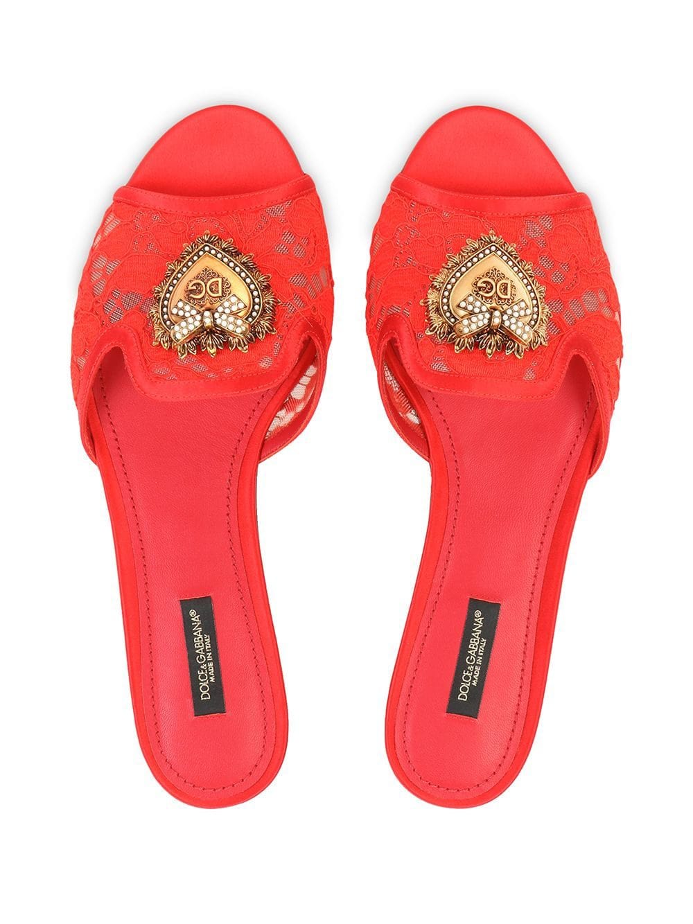 Dolce & Gabbana Taormina Lace Flats