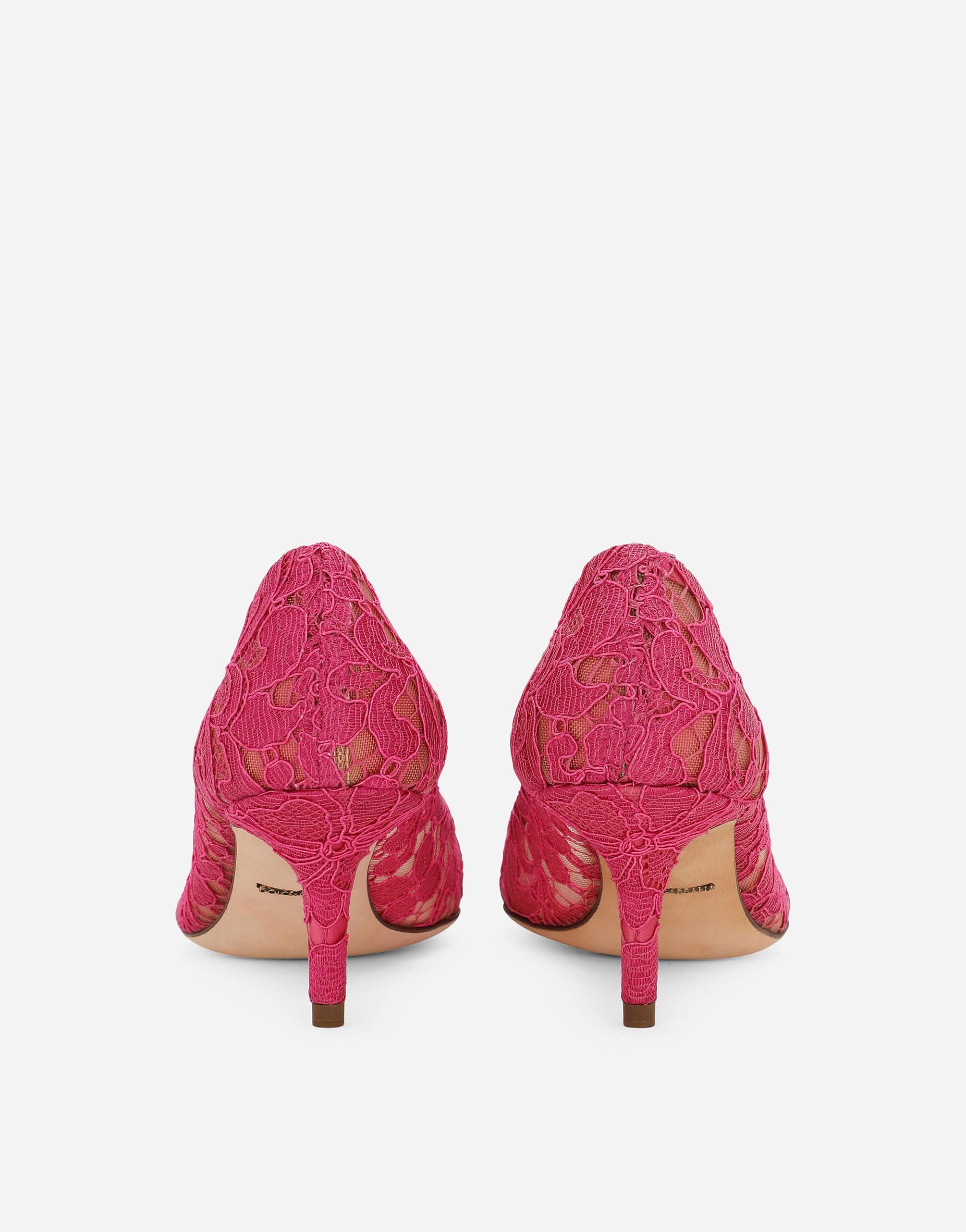 Dolce & Gabbana Taormina Lace Pumps With Crystals