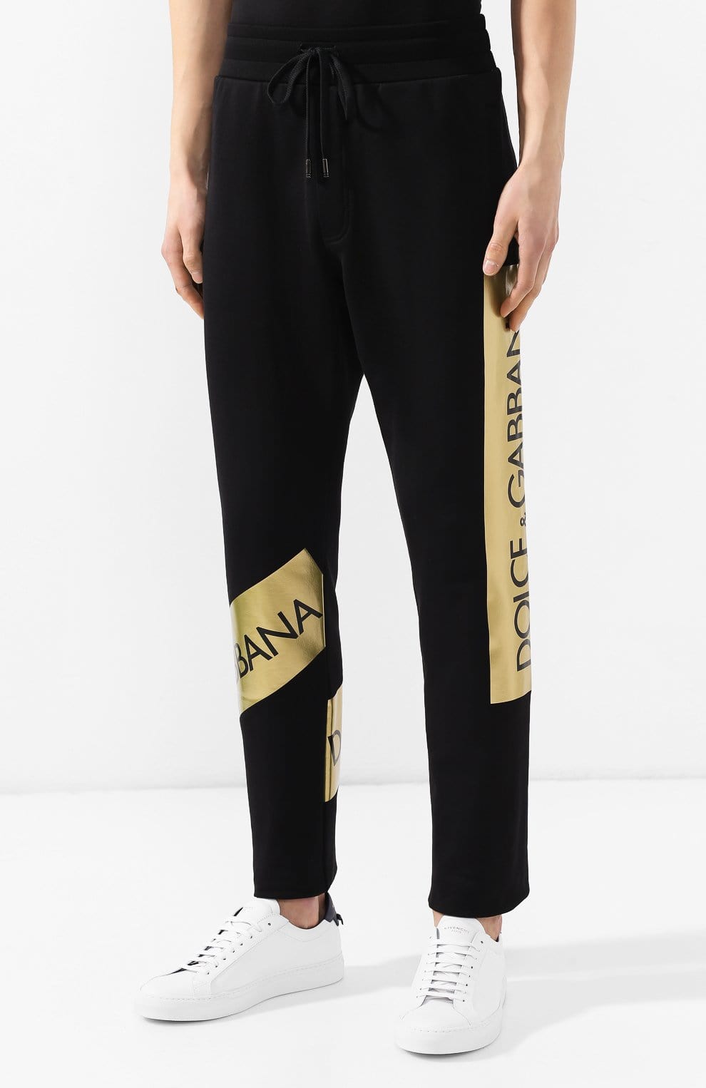 DOLCE&GABBANA テーピングパンツ 14 GOLD size44 Привет, нулевые: новая коллекция Dolce & Gabbana весна-лето 2022