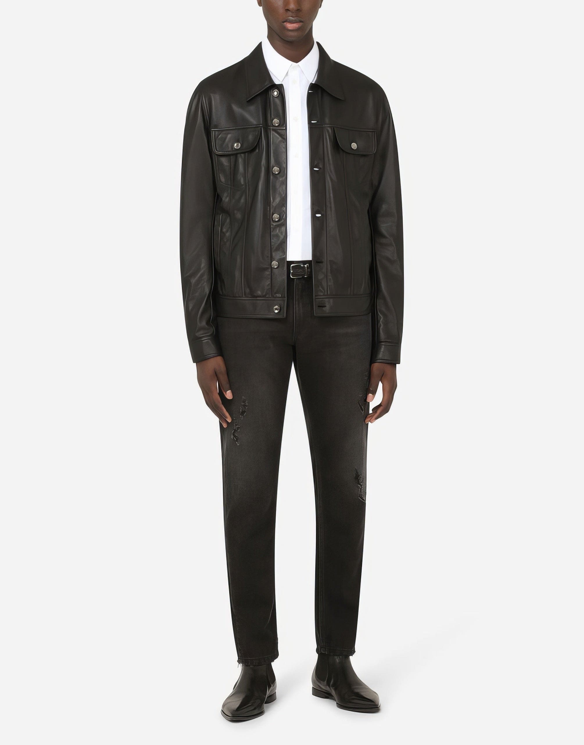 Dolce & Gabbana Tapered Leg Jeans