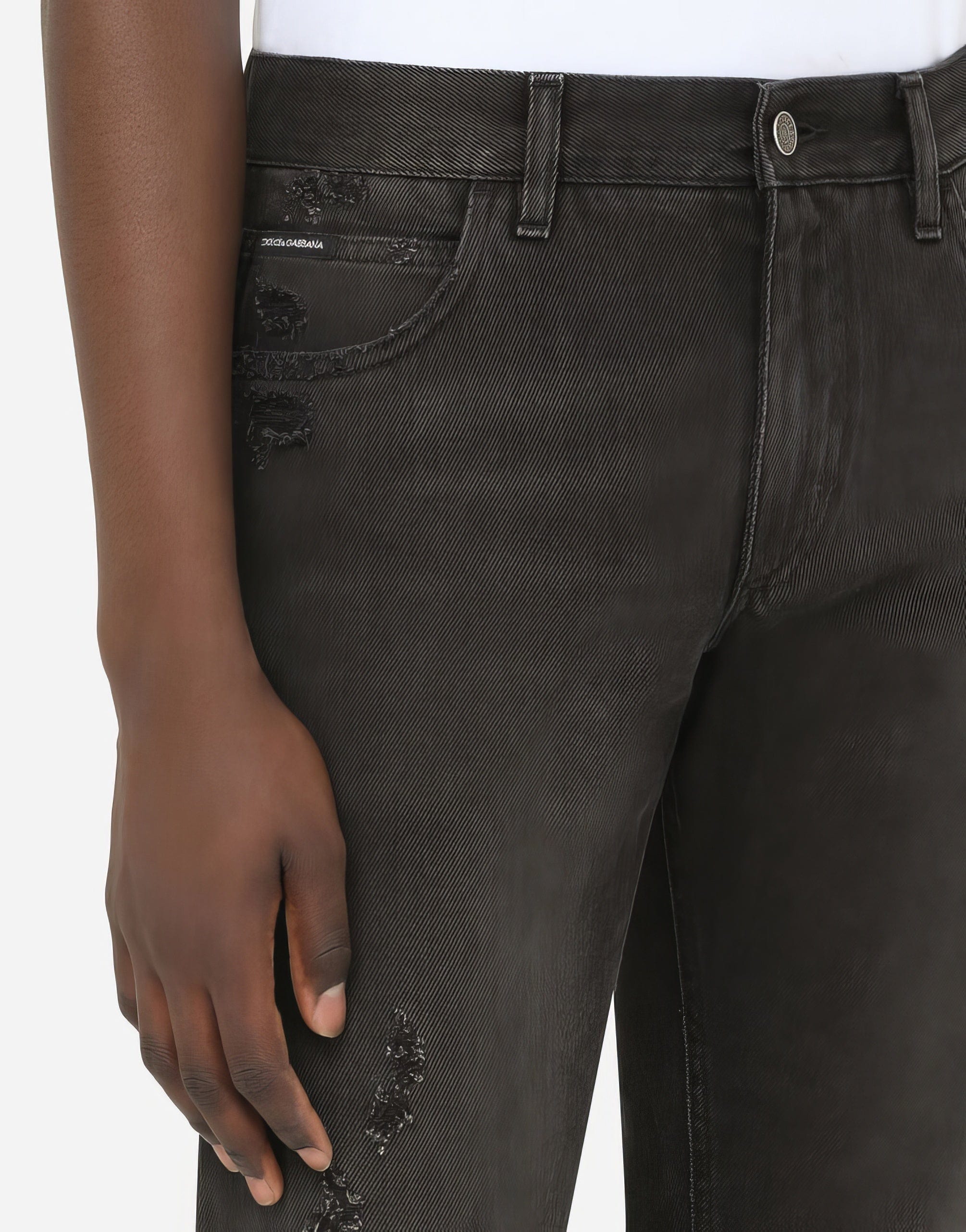 Dolce & Gabbana Tapered Leg Jeans