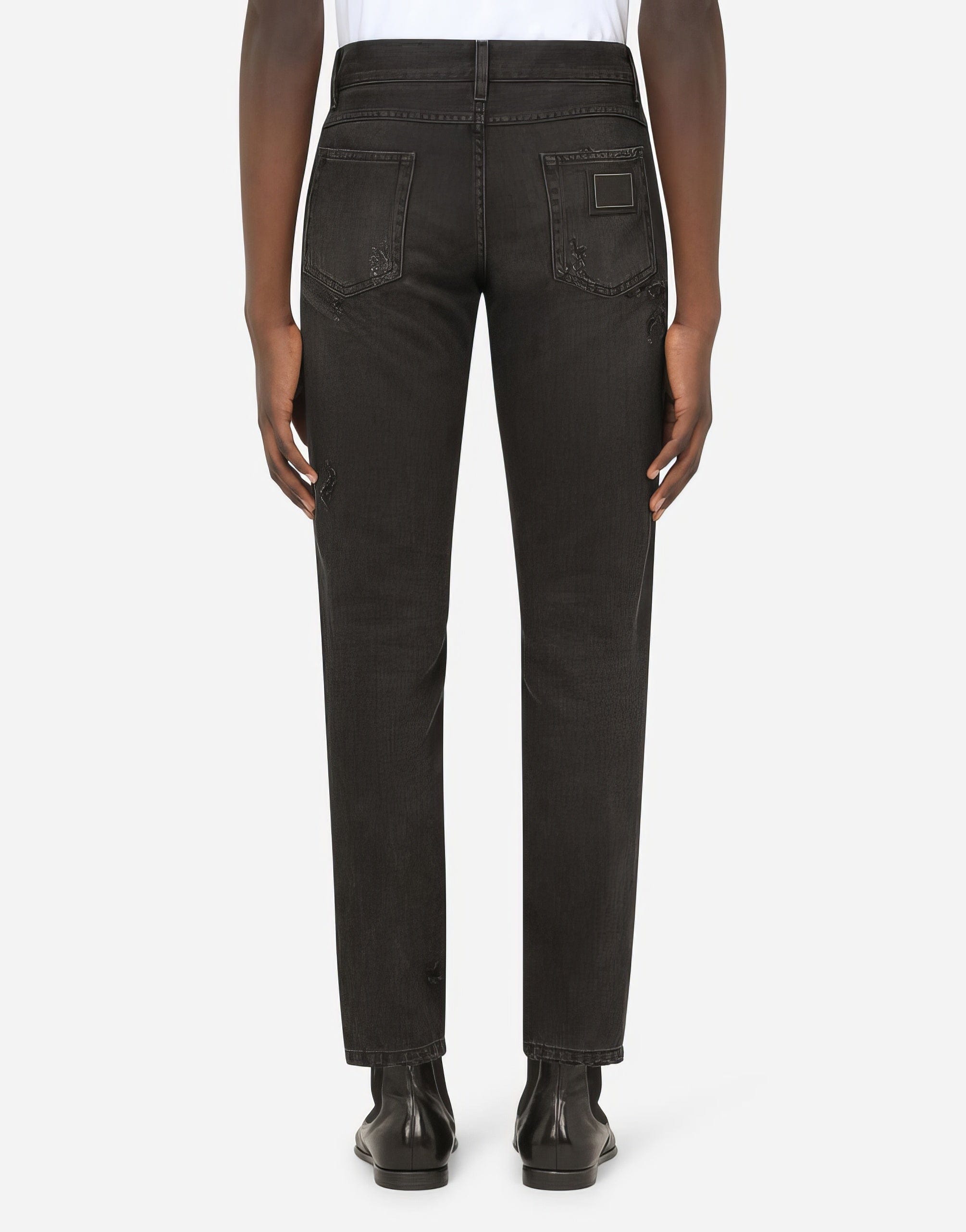 Dolce & Gabbana Tapered Leg Jeans