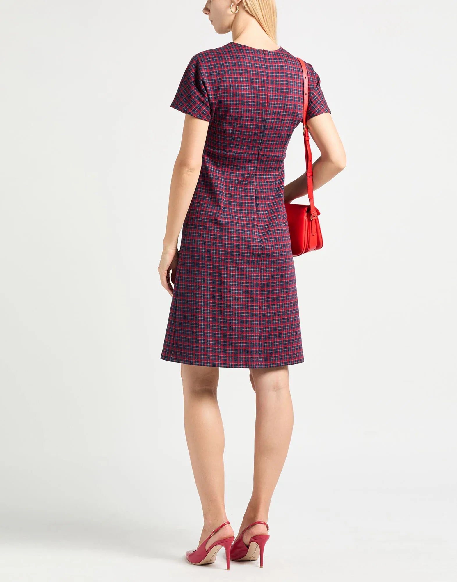 Dolce & Gabbana Tartan Check A-Line Dress
