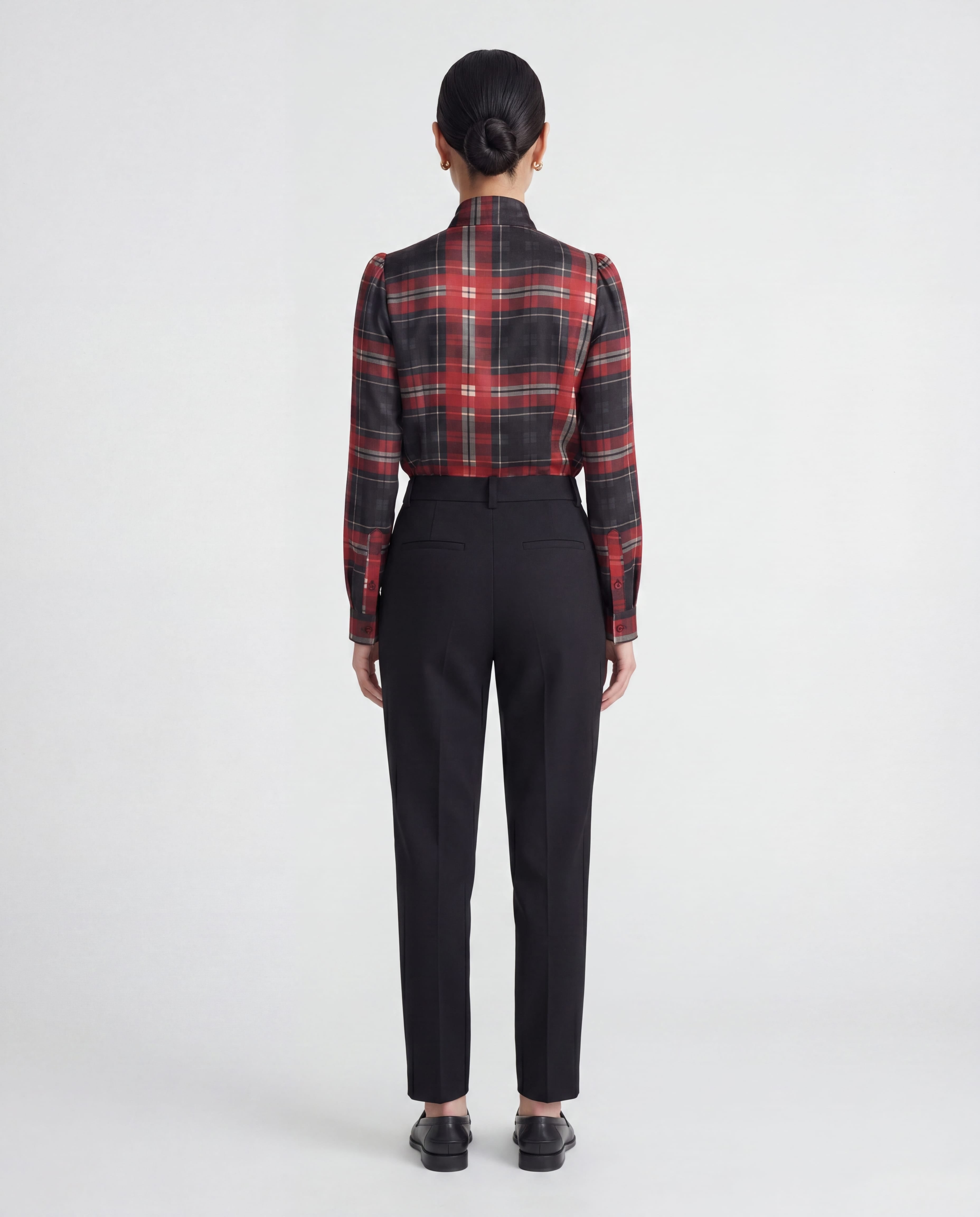 Dolce & Gabbana Tartan Silk Shirt