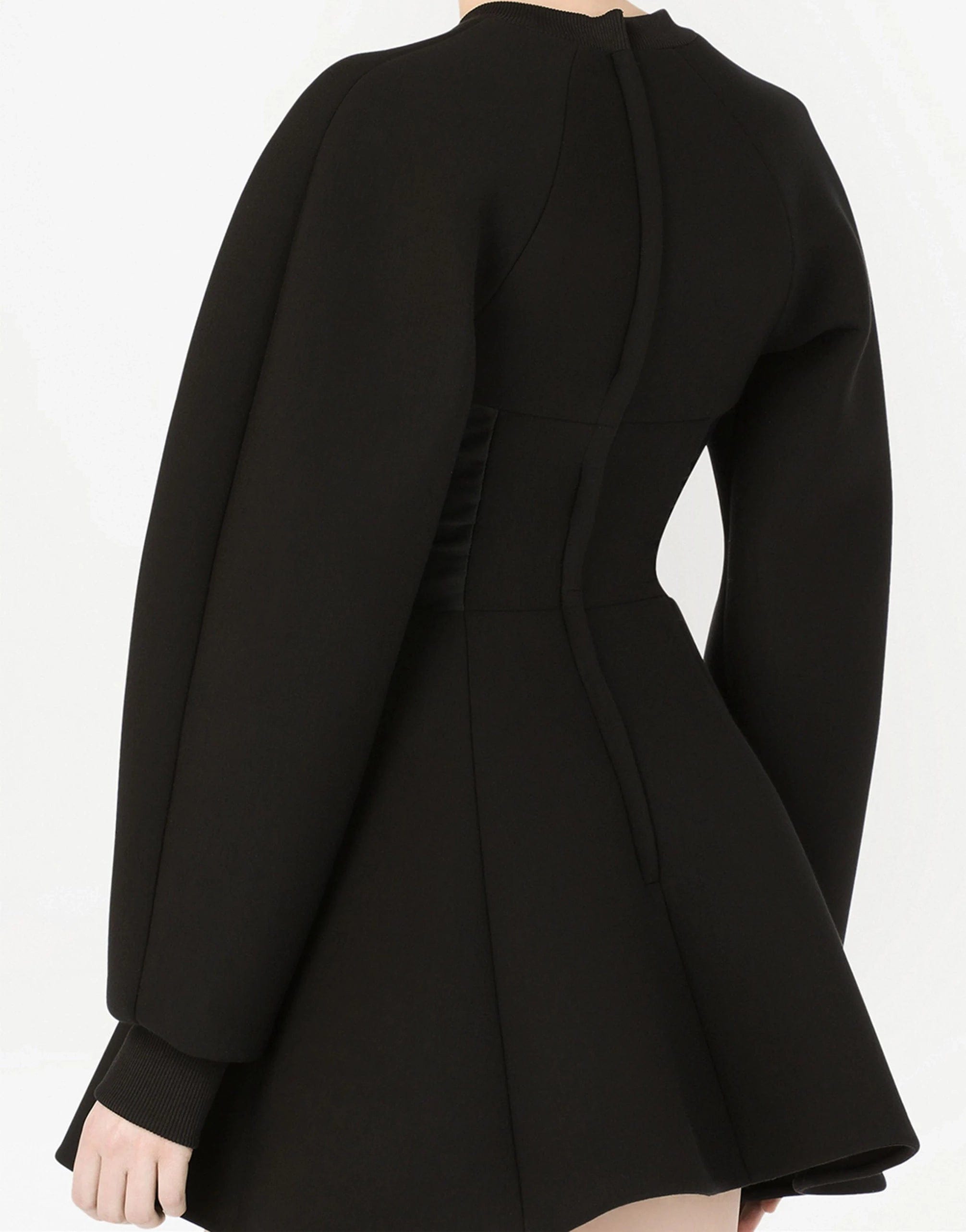Dolce & Gabbana Technical Jersey Dress With Bustier Details