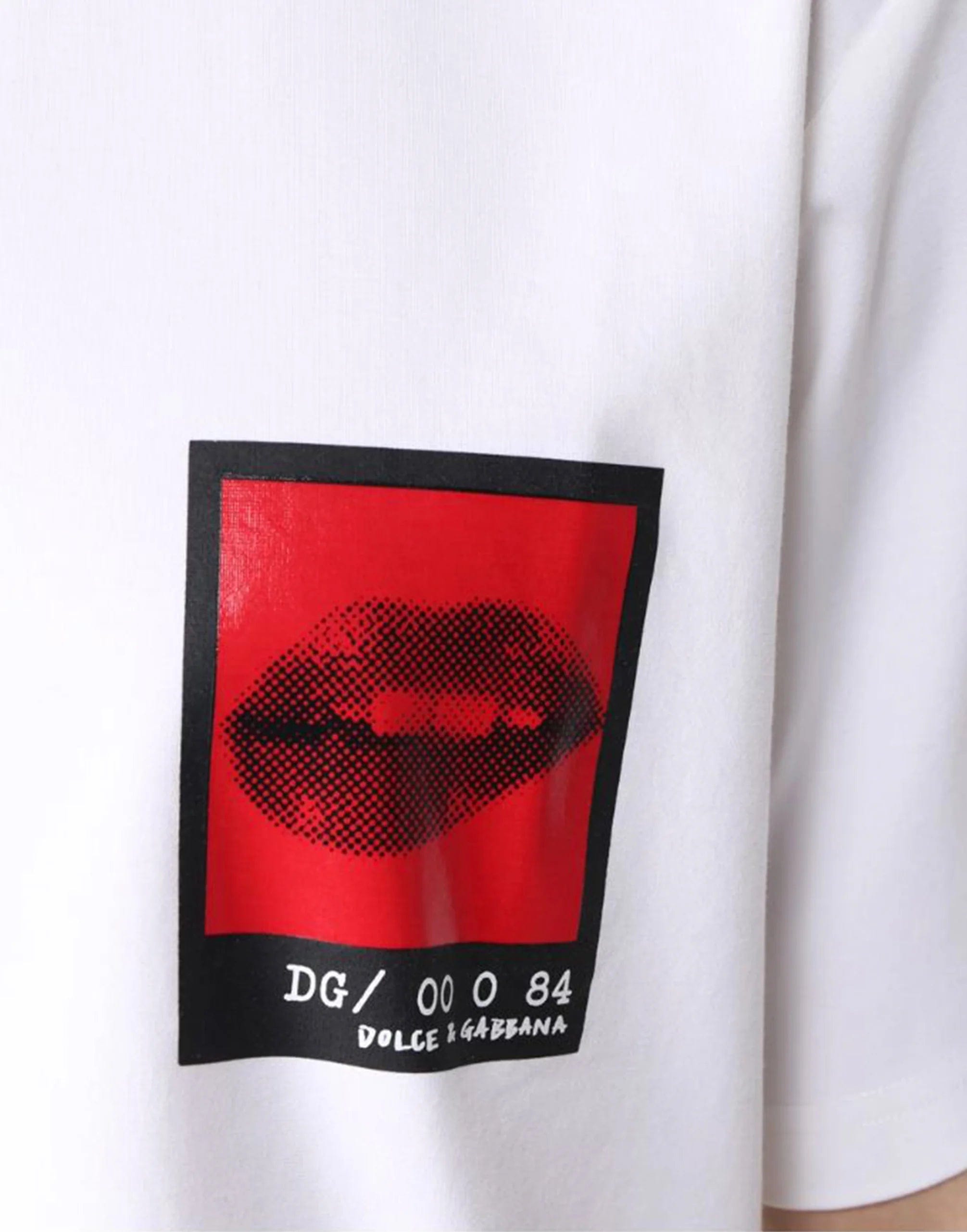 Dolce & Gabbana Techno Lip Bite T-Shirt