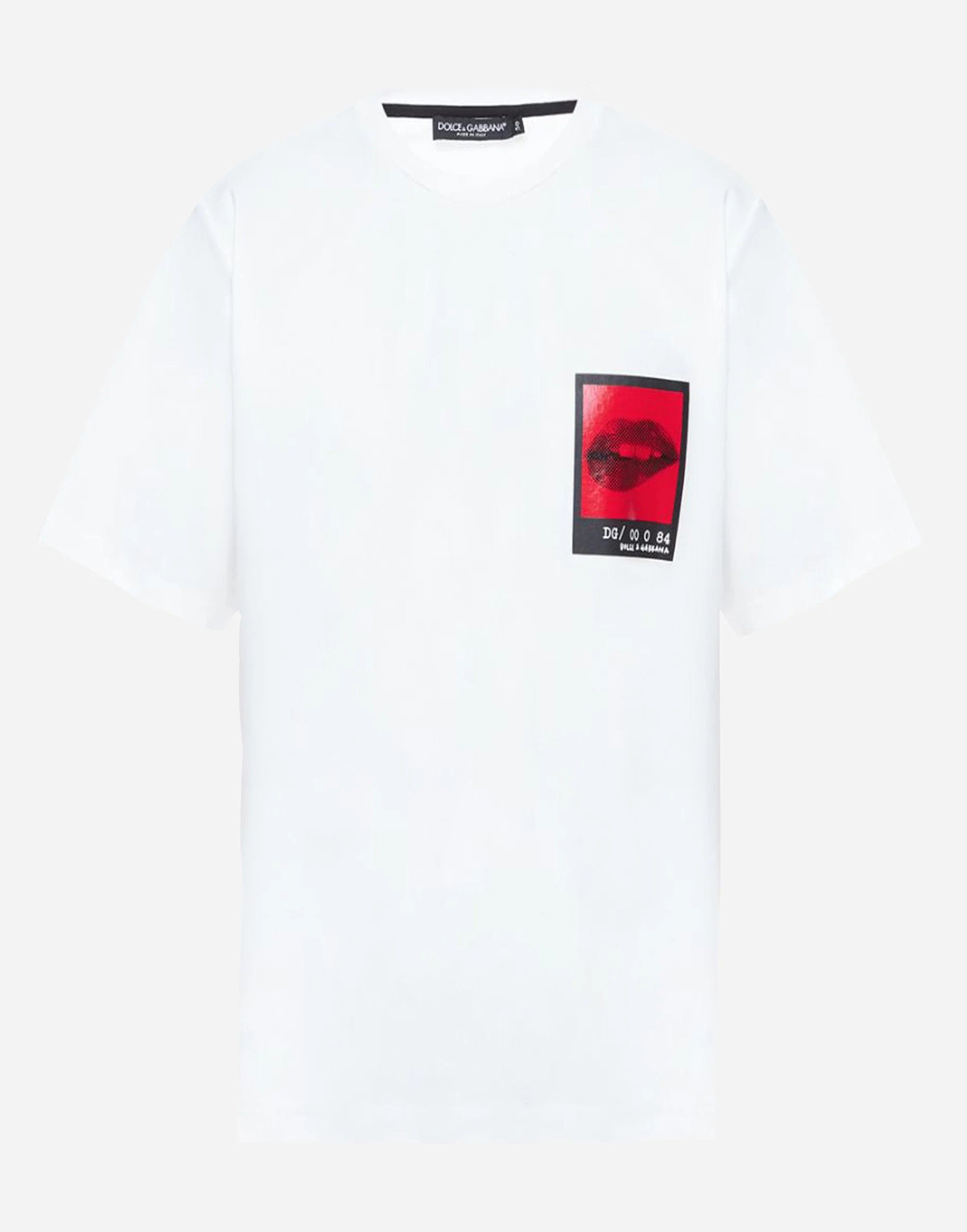 Dolce & Gabbana Techno Lip Bite T-Shirt