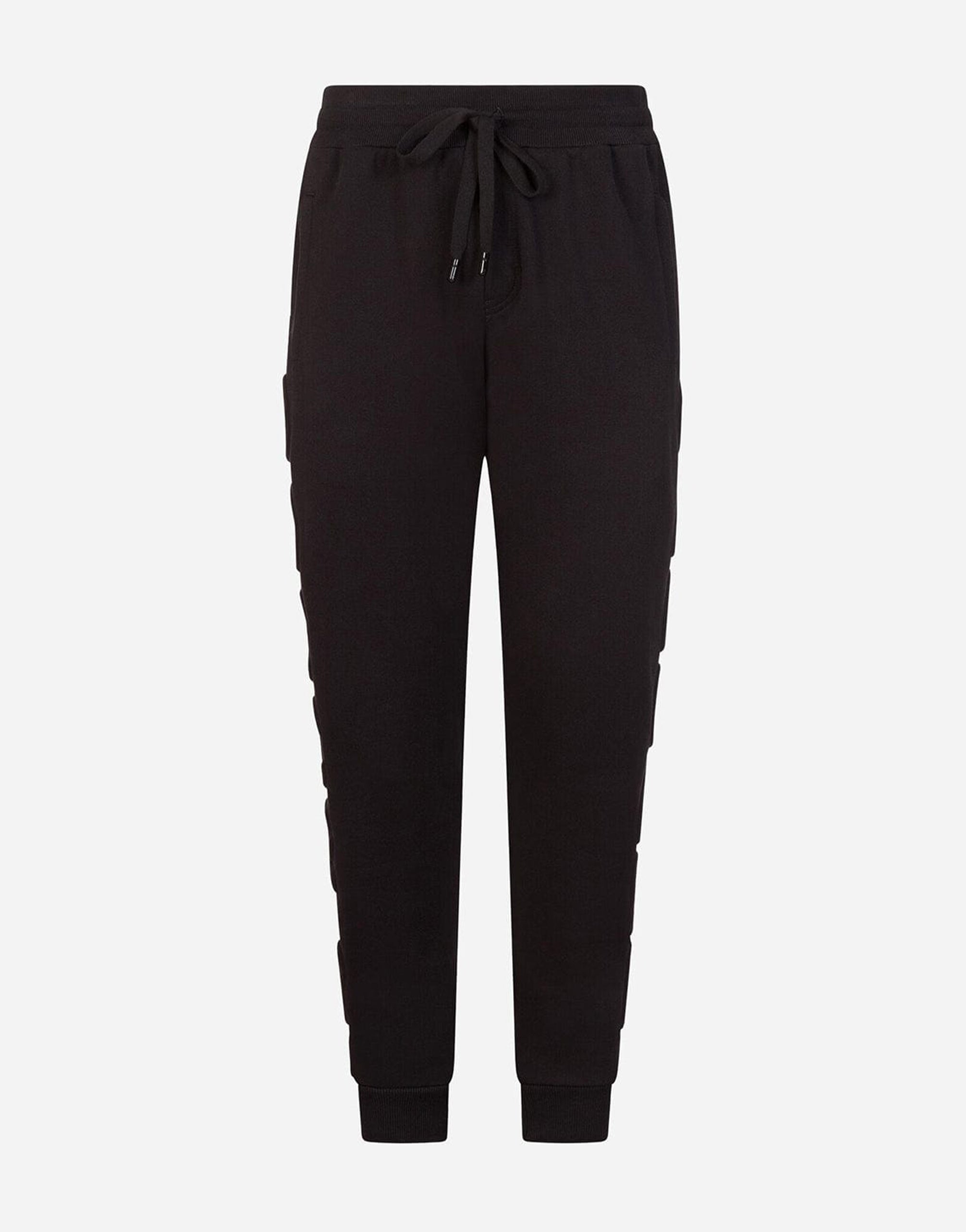 Dolce Gabbana Three dimensional Logo Jersey Jogging Pants Sendegaro