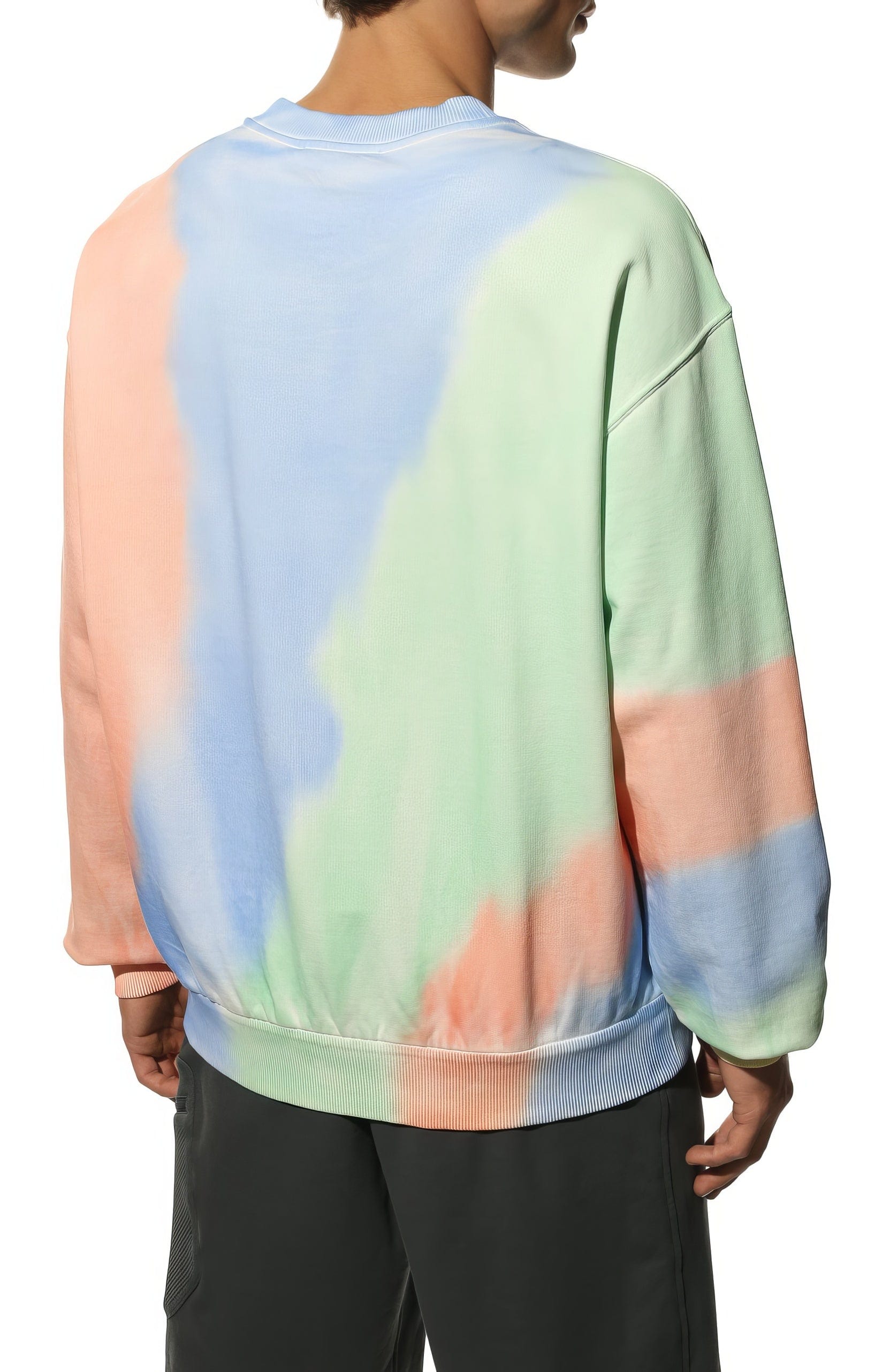 Dolce & Gabbana Tie-dye Sweatshirt With Logo