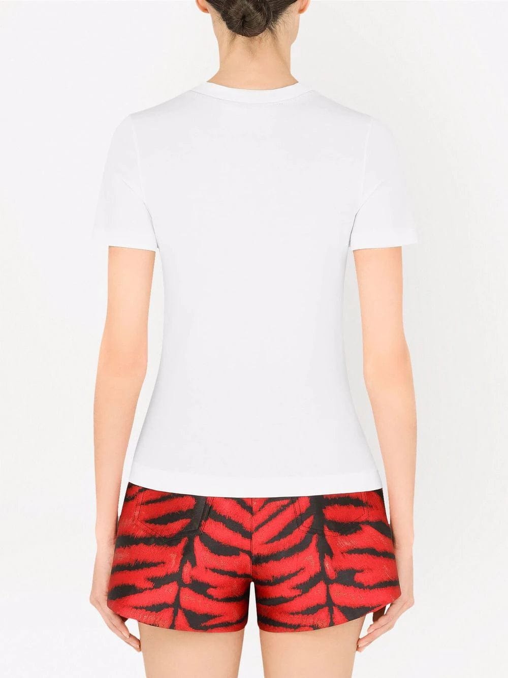 Dolce & Gabbana Tiger Logo-Print T-Shirt