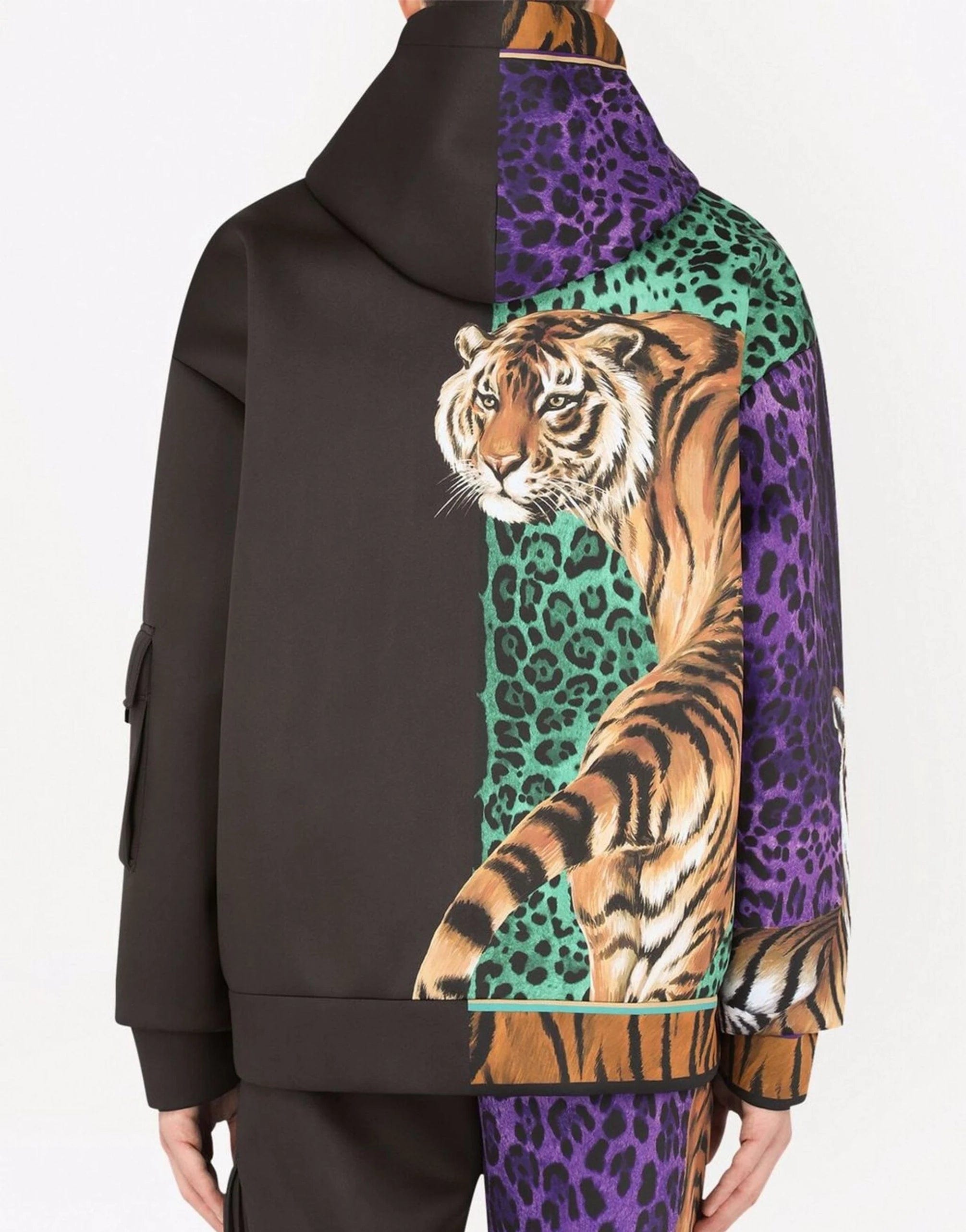 Dolce & Gabbana Tiger-Print Hoodie