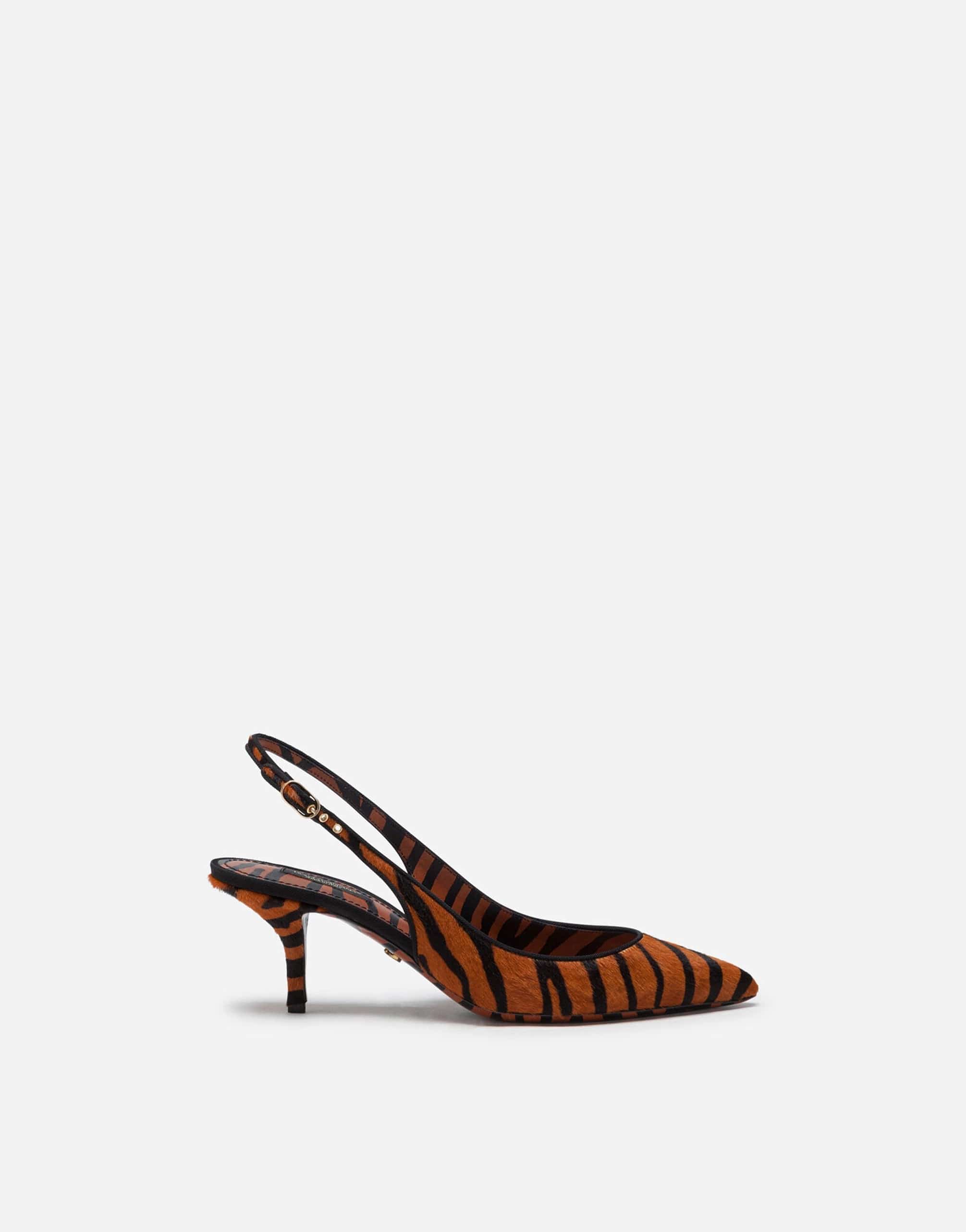 Dolce & Gabbana Tiger Print Slingbacks