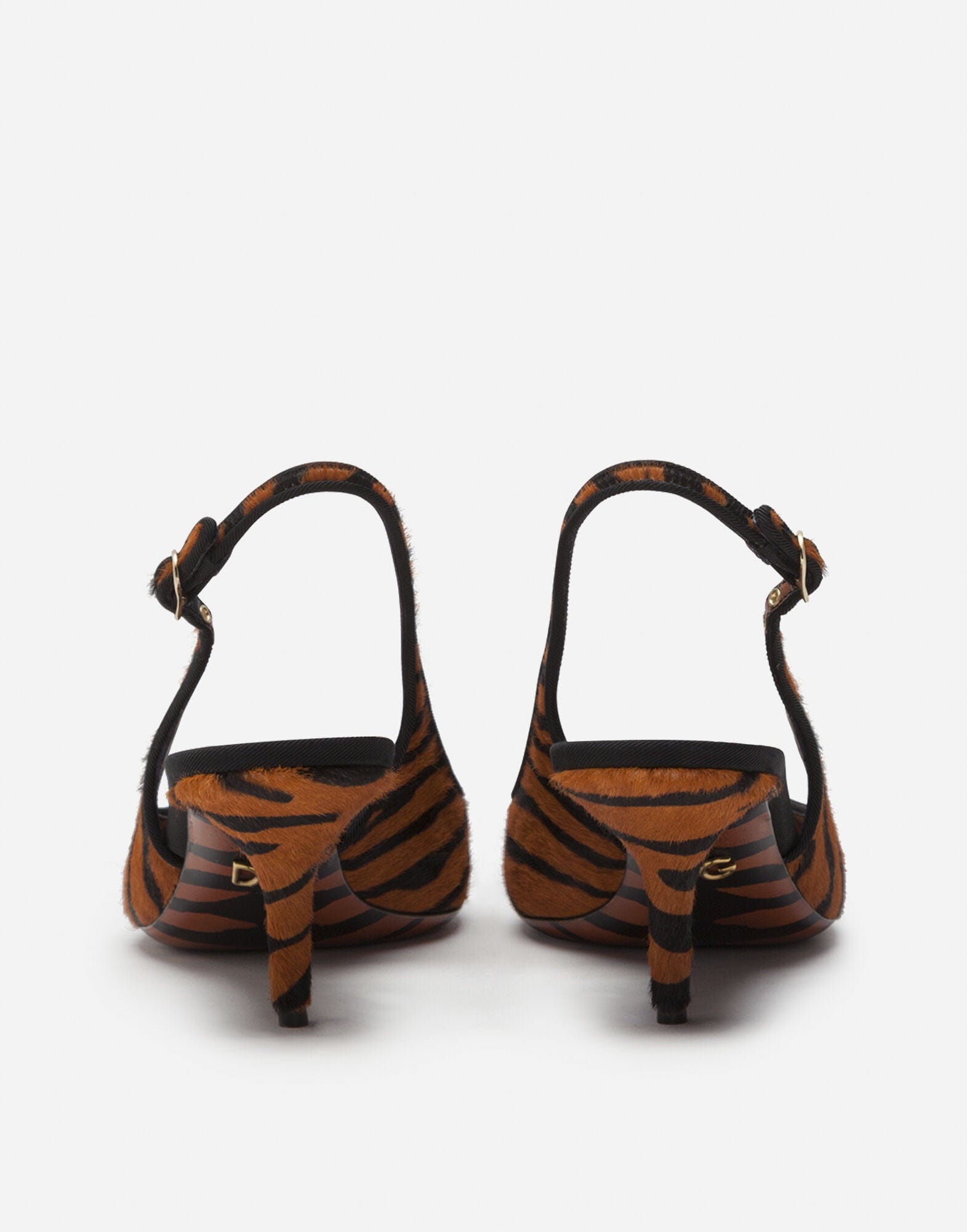 Dolce & Gabbana Tiger Print Slingbacks