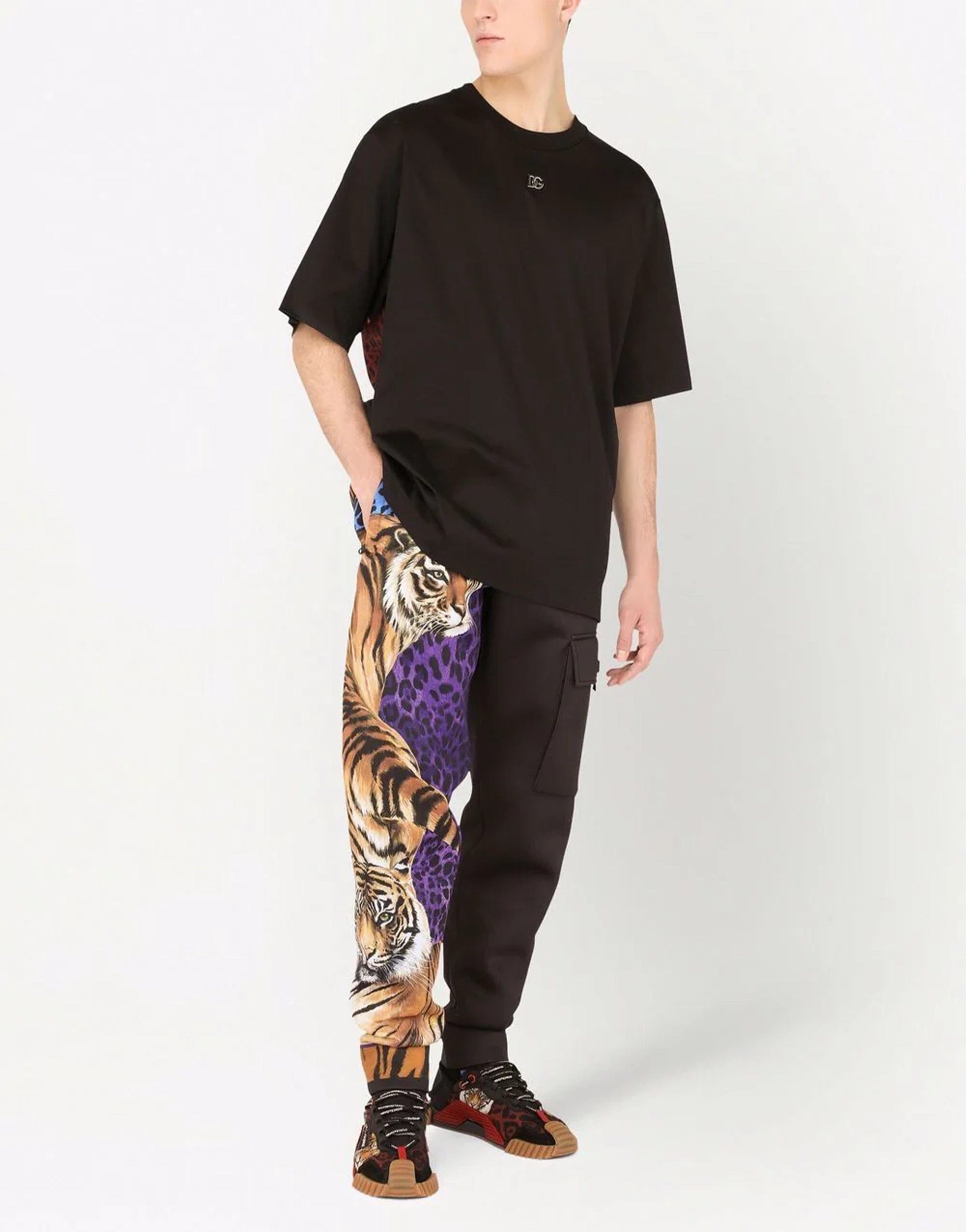 Dolce & Gabbana Tiger-Print Track Pants