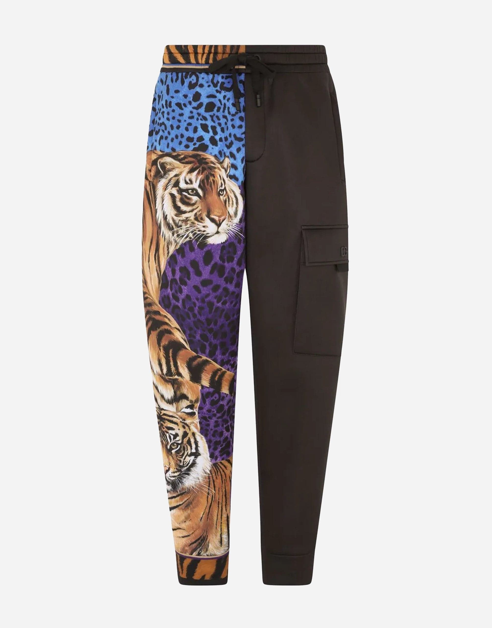 Pantaloni sportivi con stampa tigre